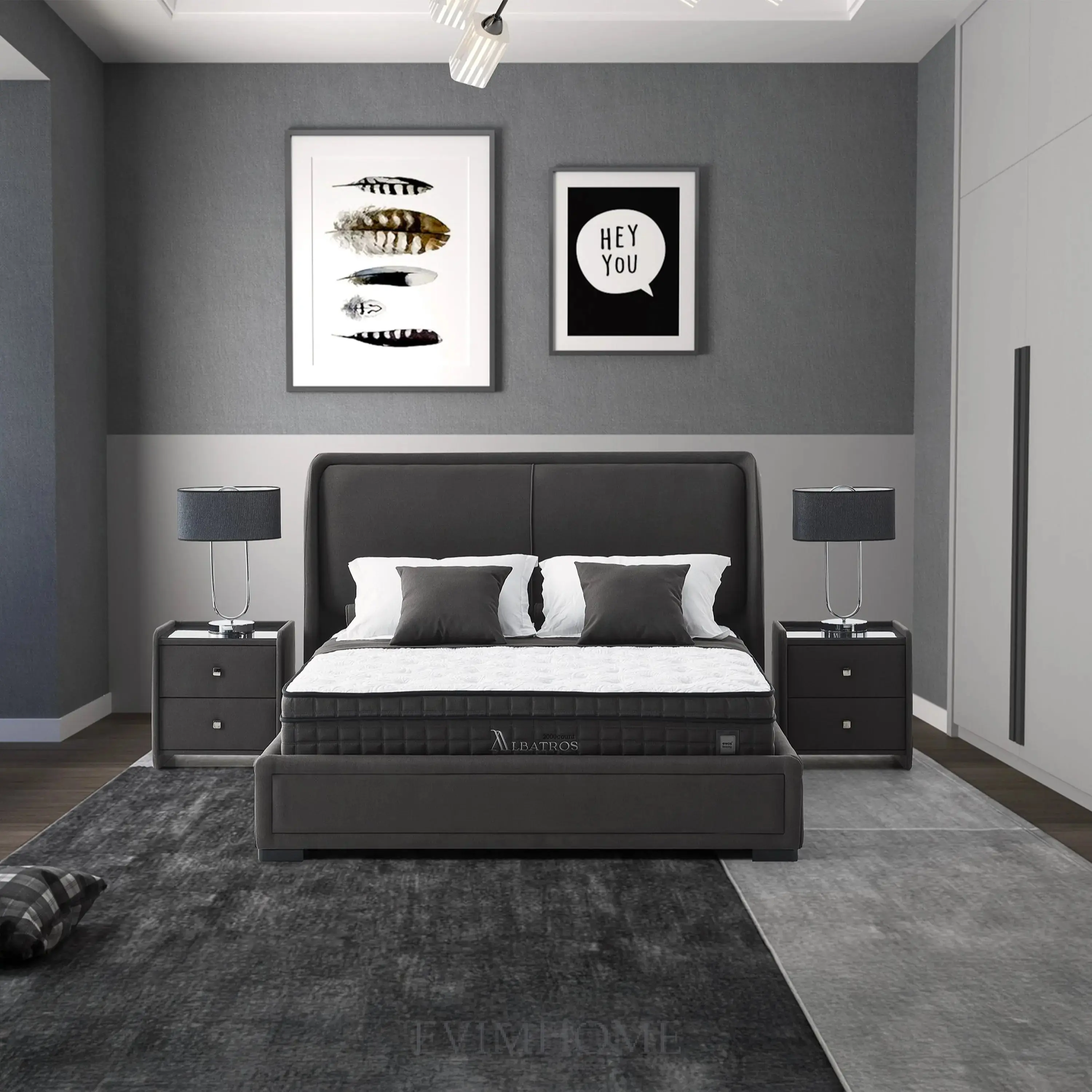 Albatros Palmera Boxspringbett – Taschenfederkern & Luxusdesign