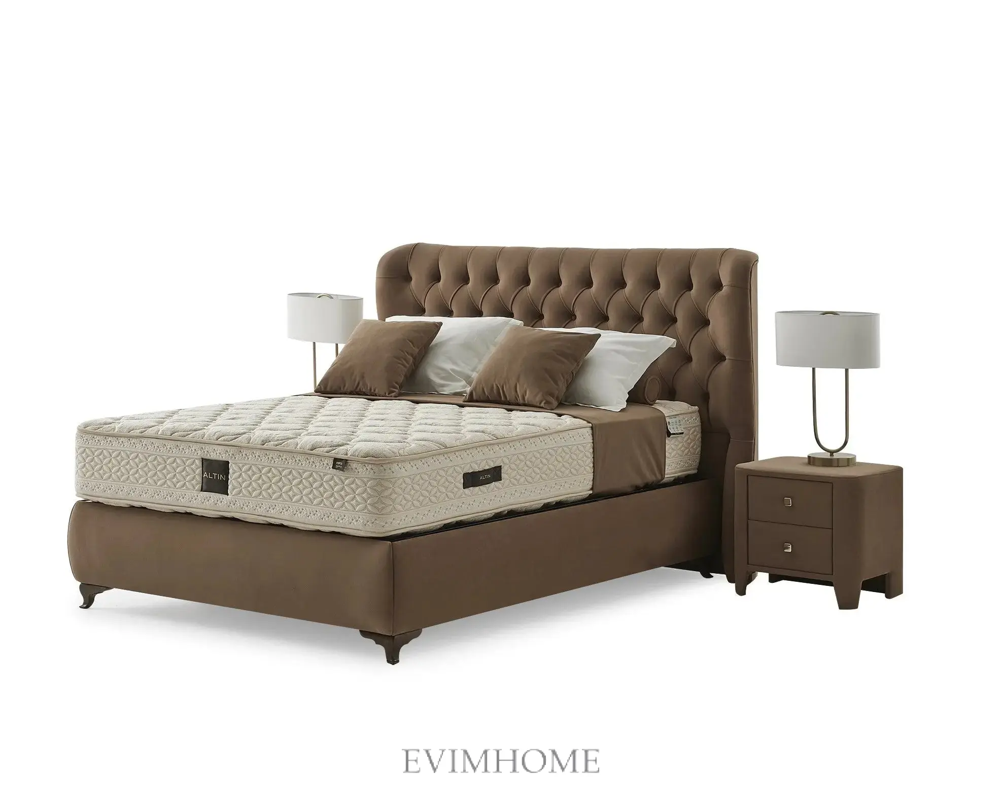 Altin Olivia Boxspringbett – 4 Jahreszeiten & Bonellfederkern Komfort - Image 3
