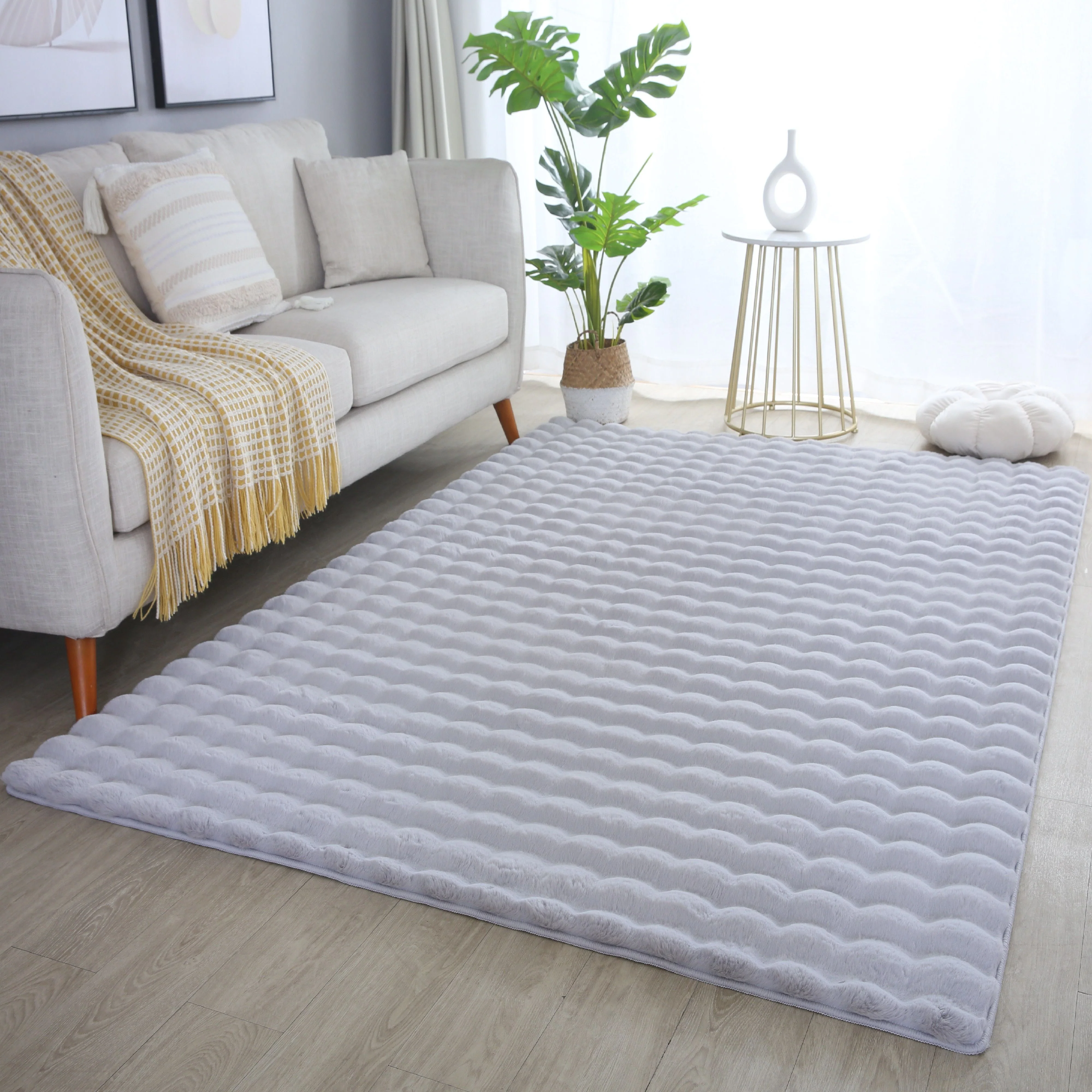 Hochflor Teppich Soft Wave – Waschbar - Image 4
