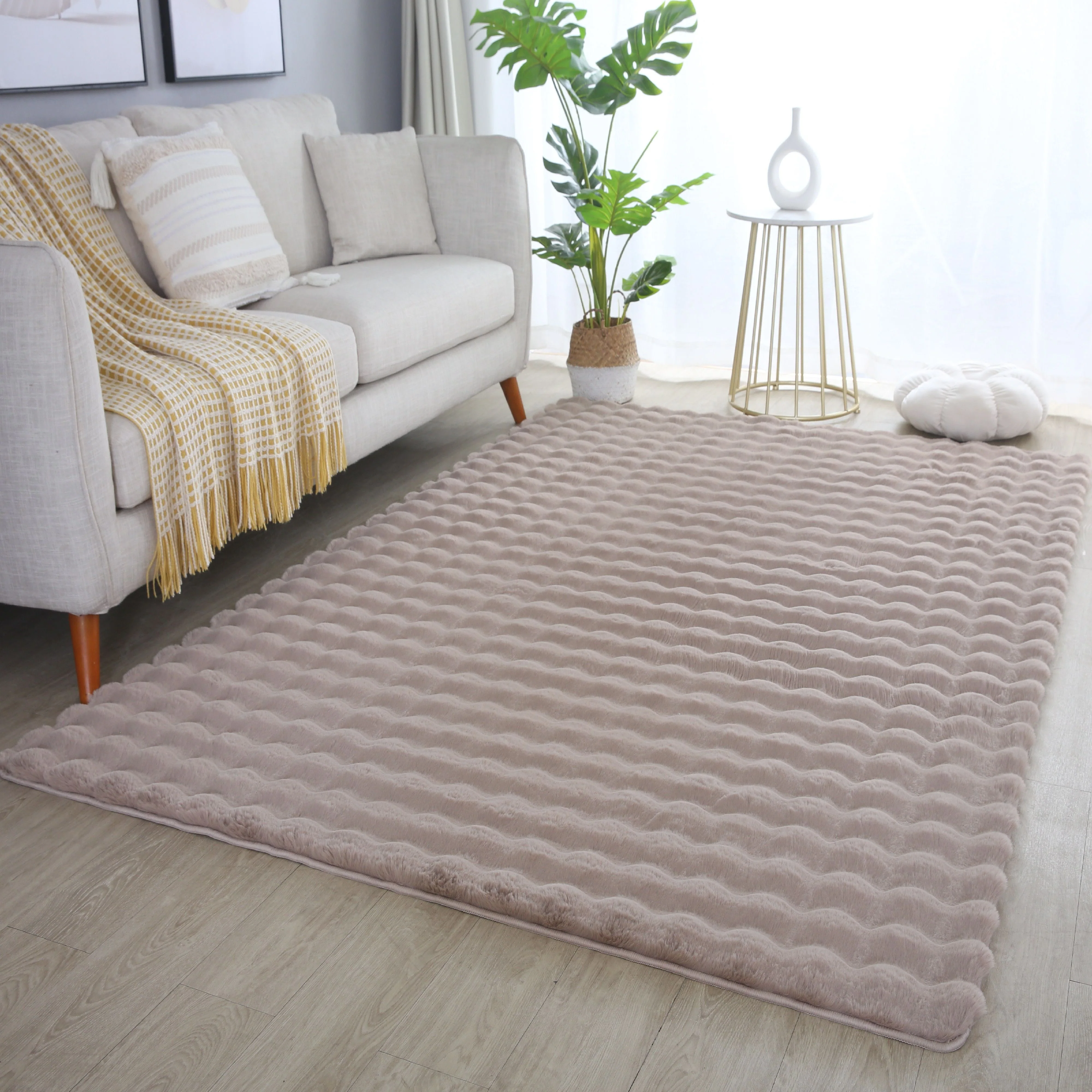Hochflor Teppich Soft Wave – Waschbar - Image 6