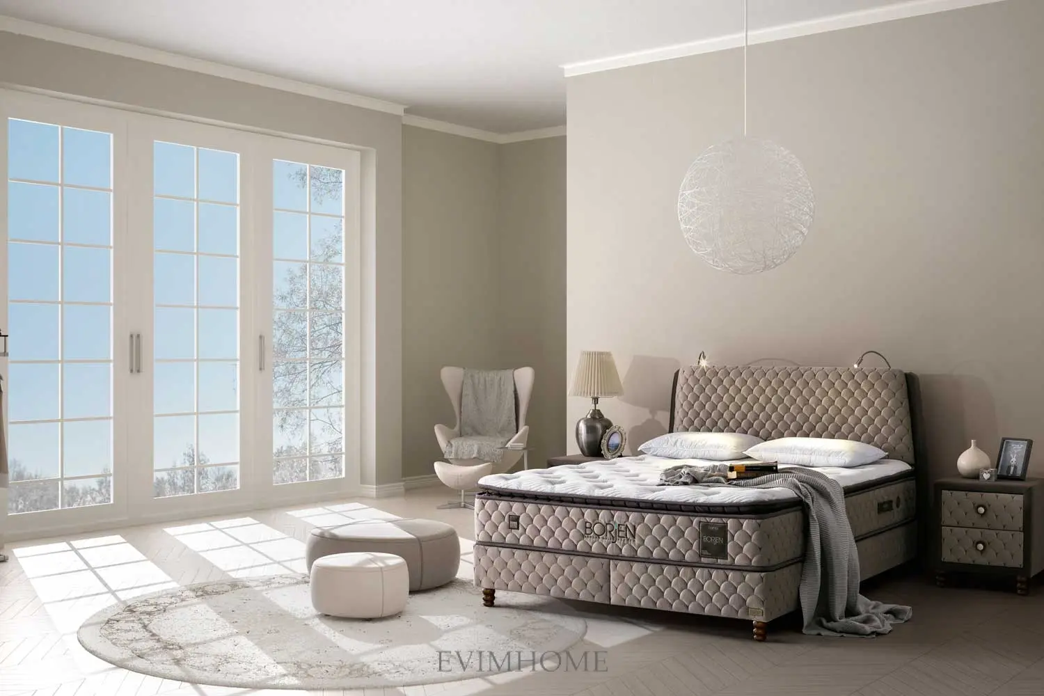 Bambi Borjen Boxspringbett-Set
