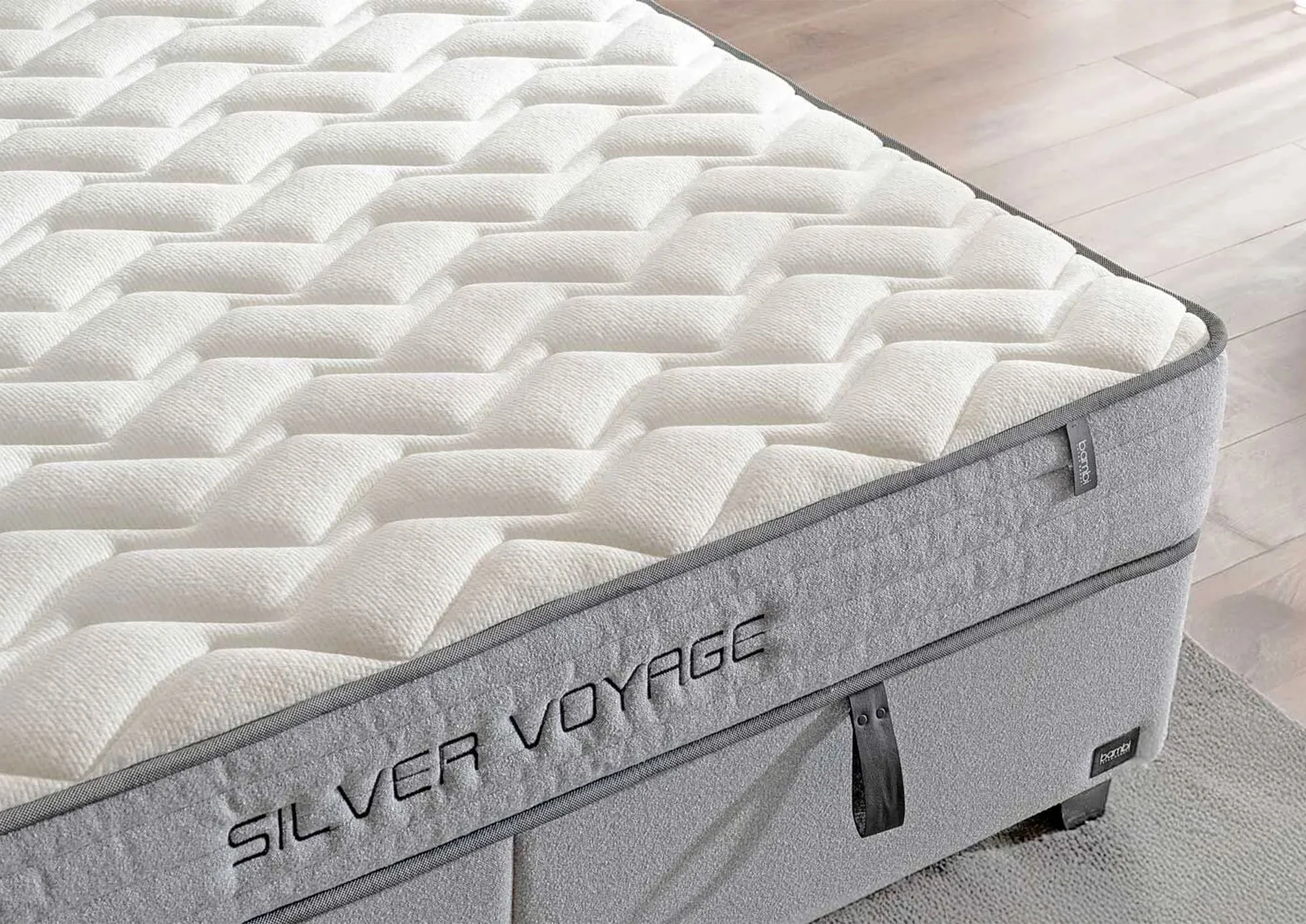 Bambi Silver Voyage Boxspringbett-Set - Image 5