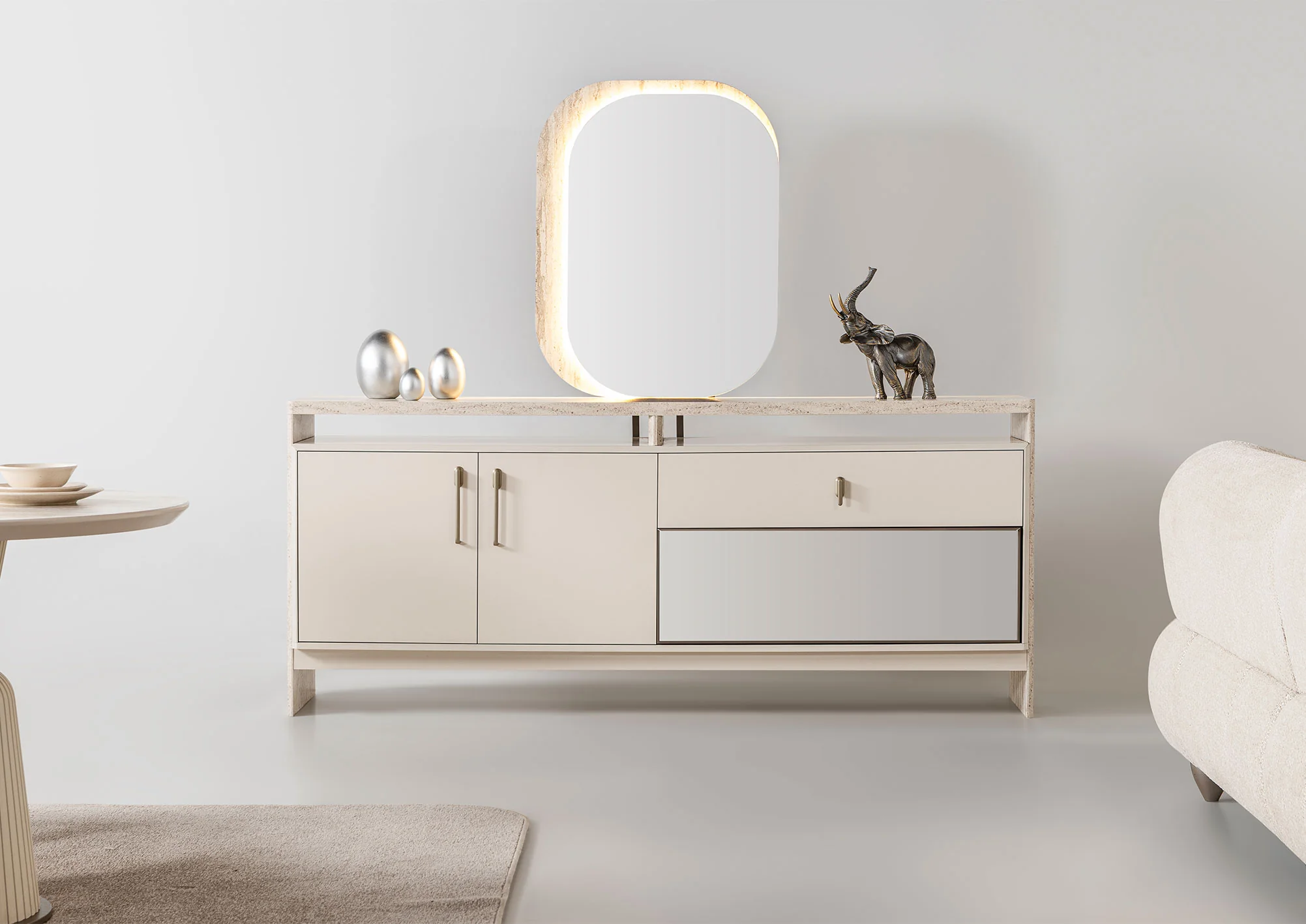 Bern Sideboard mit Spiegel