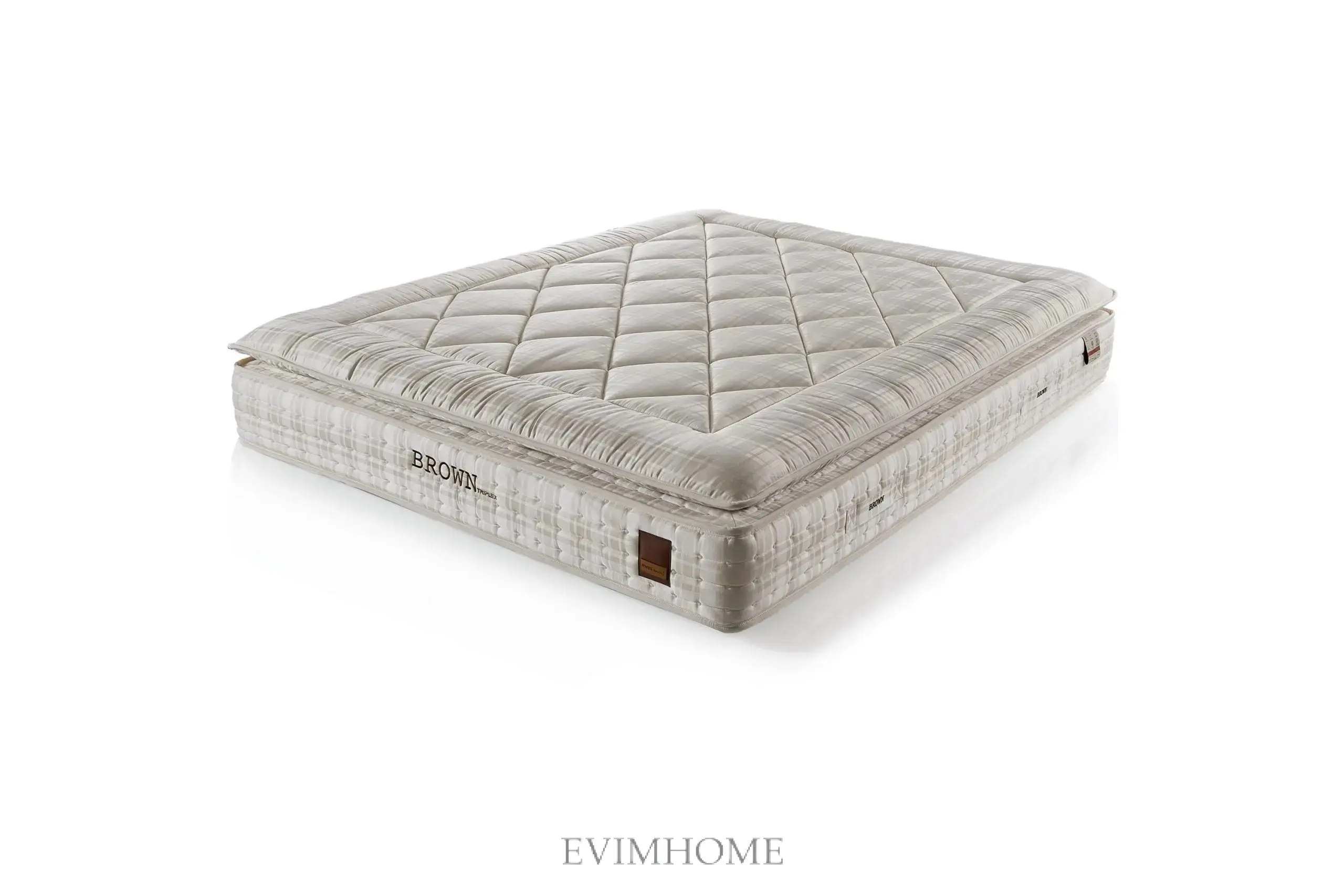 Brown Dublin Boxspringbett – 5 Zonen, Mikro-Federkern & Doppelkern - Image 4