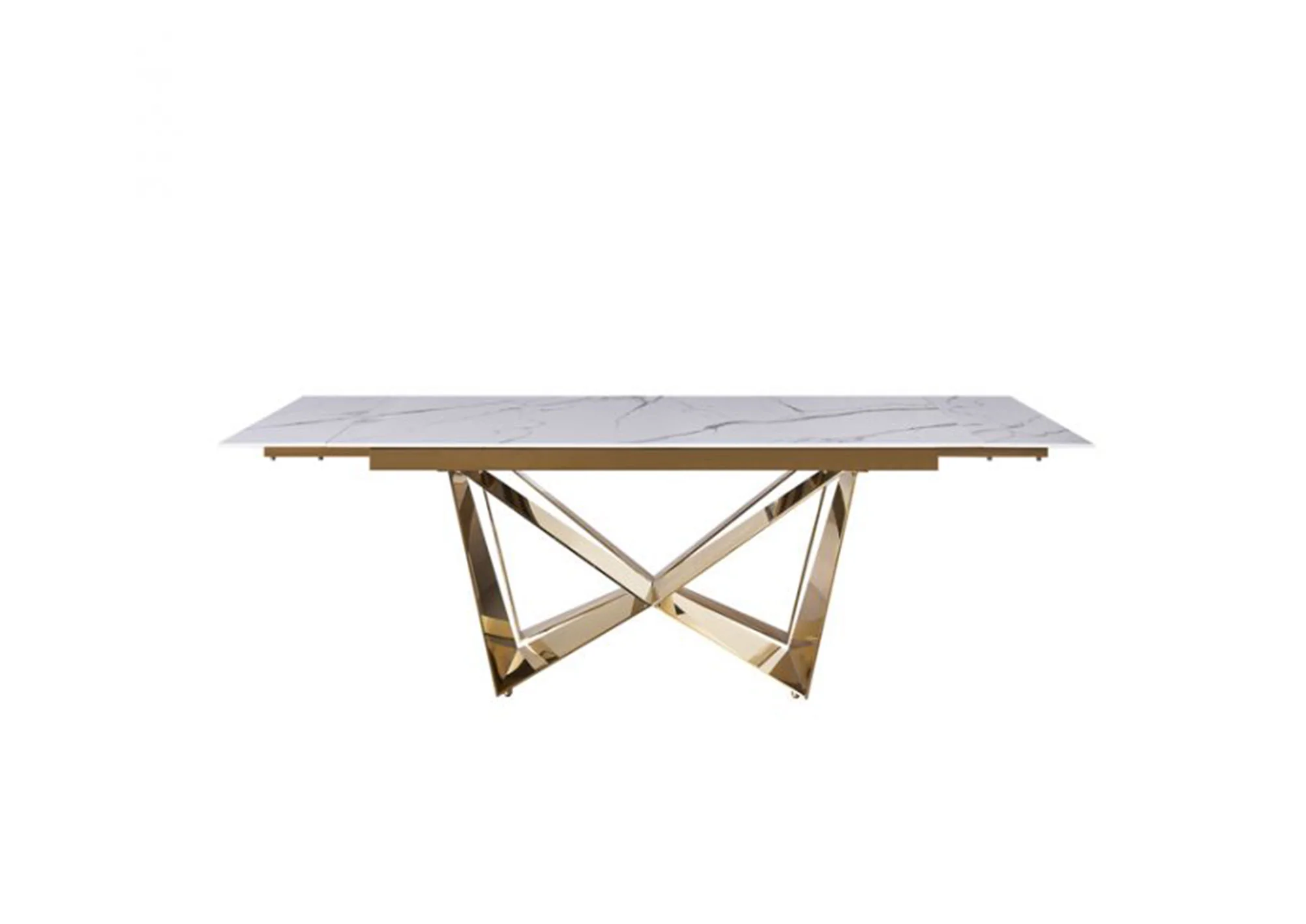 CENTO ESSTISCH GOLD | 180/240X90X76 CM KERAMIK SA003 - Image 2