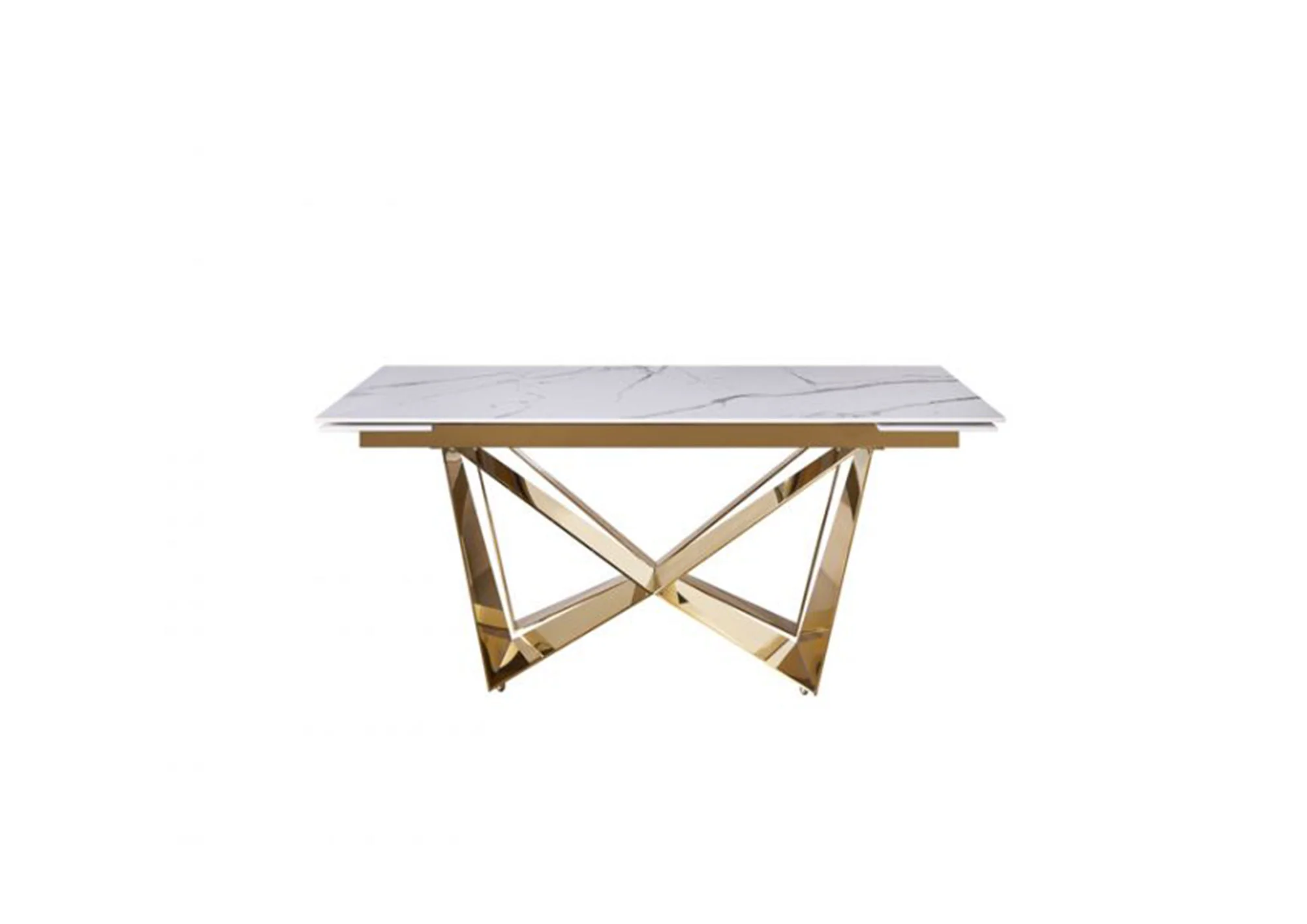 CENTO ESSTISCH GOLD | 180/240X90X76 CM KERAMIK SA003 - Image 3