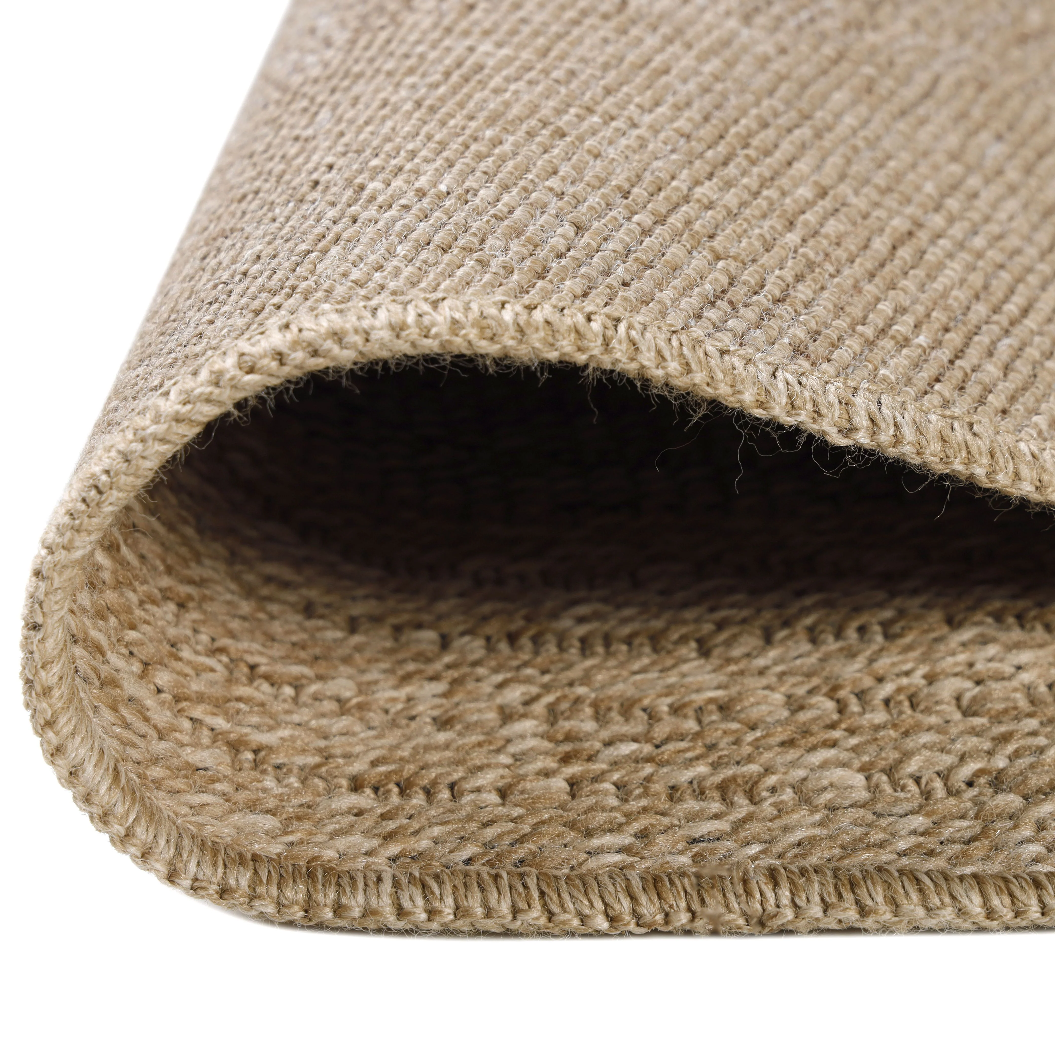 Runder Vintage Outdoor Teppich in Beige-Schwarz - Image 5
