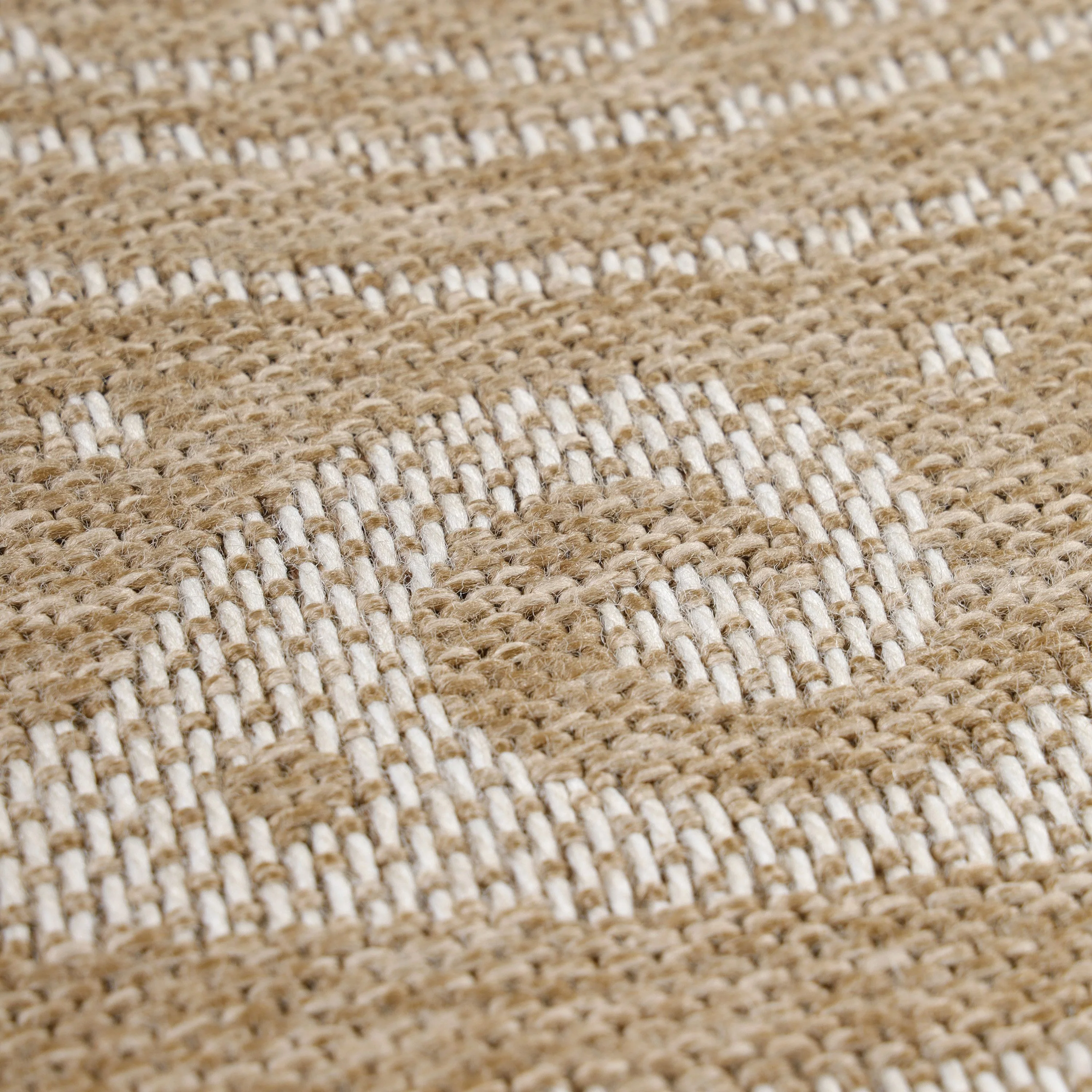 Runder Vintage Outdoor Teppich in Beige - Image 6