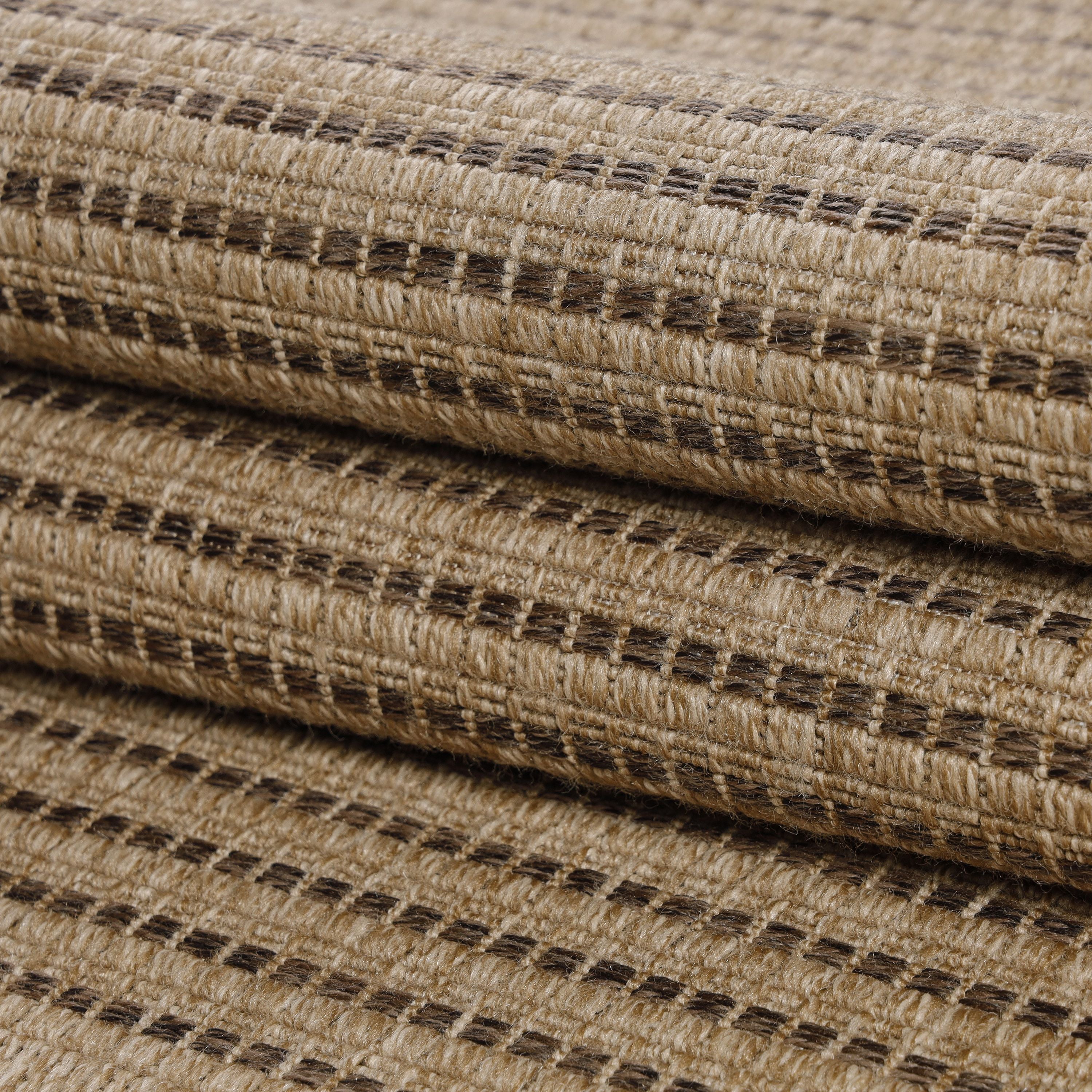 Dhaka Outdoorteppich | Vintage Design mit feinen Linien - Image 6