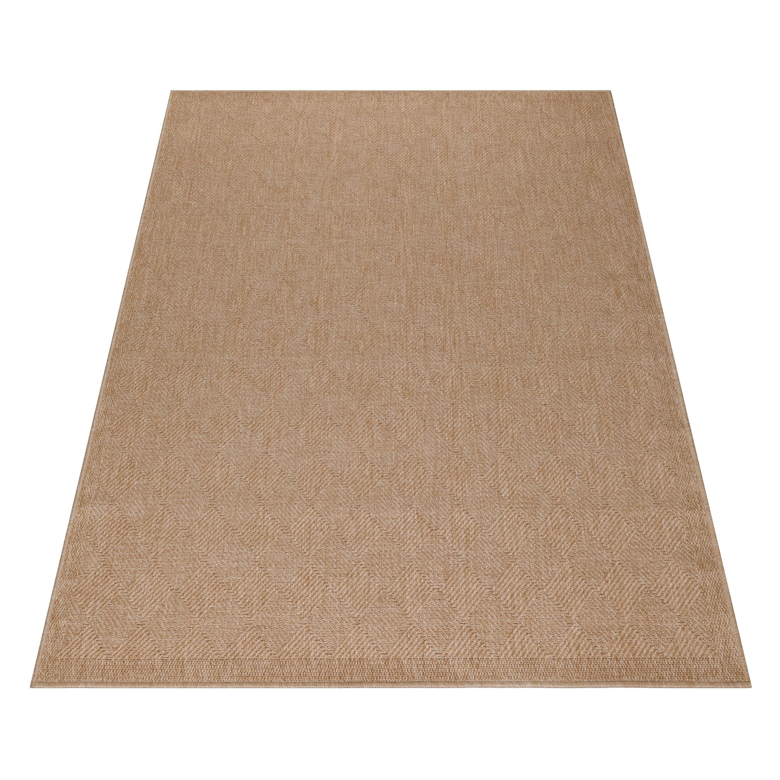 Boho Outdoor Teppich Beige: Balkon & Terrasse - Image 3