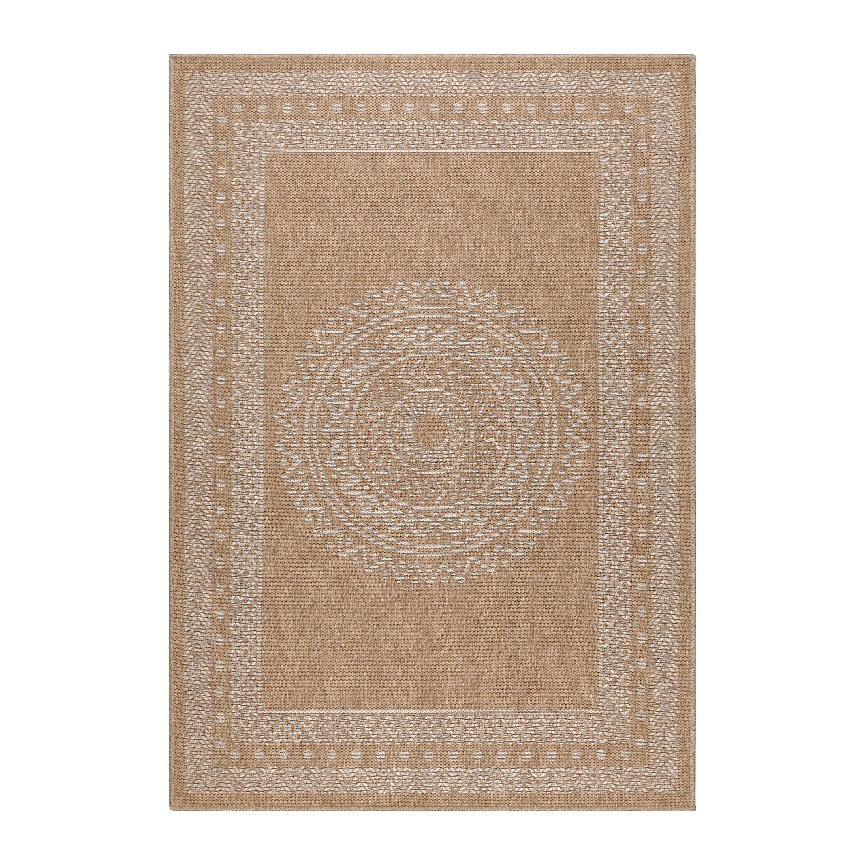 Natürlicher Vintage Outdoorteppich in Beige - Image 2