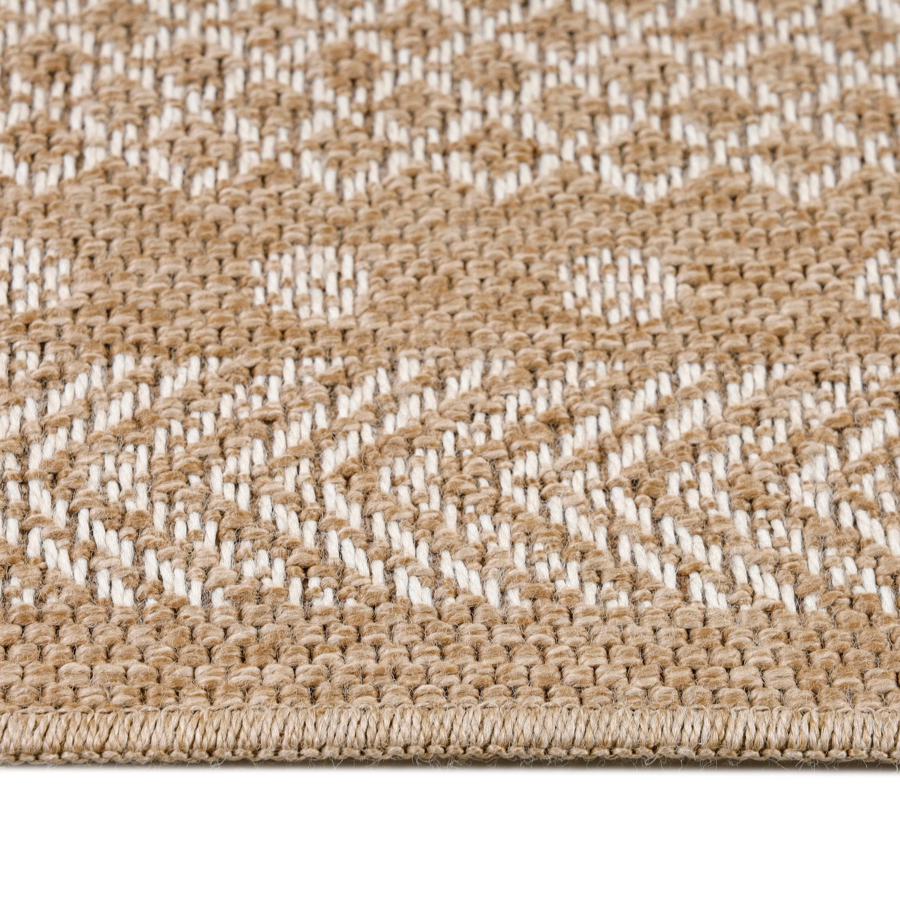 Natürlicher Vintage Outdoorteppich in Beige - Image 4
