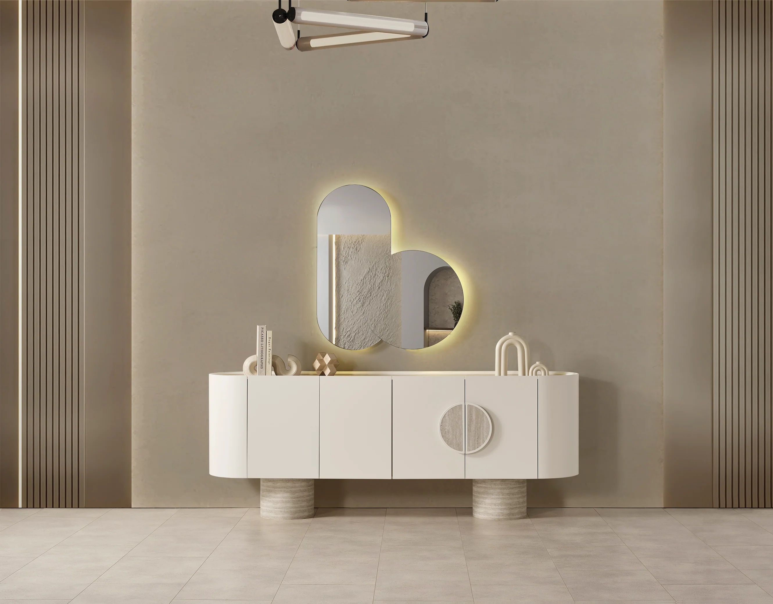 Dior Sideboard mit Spiegel