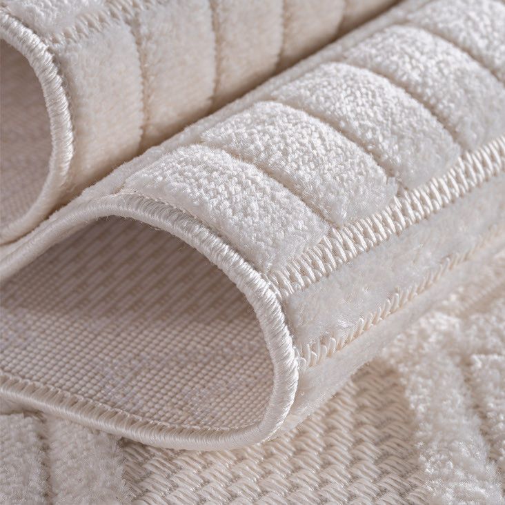 Doha Kurzflor Teppich in Creme mit feinen Boho-Details - Image 3