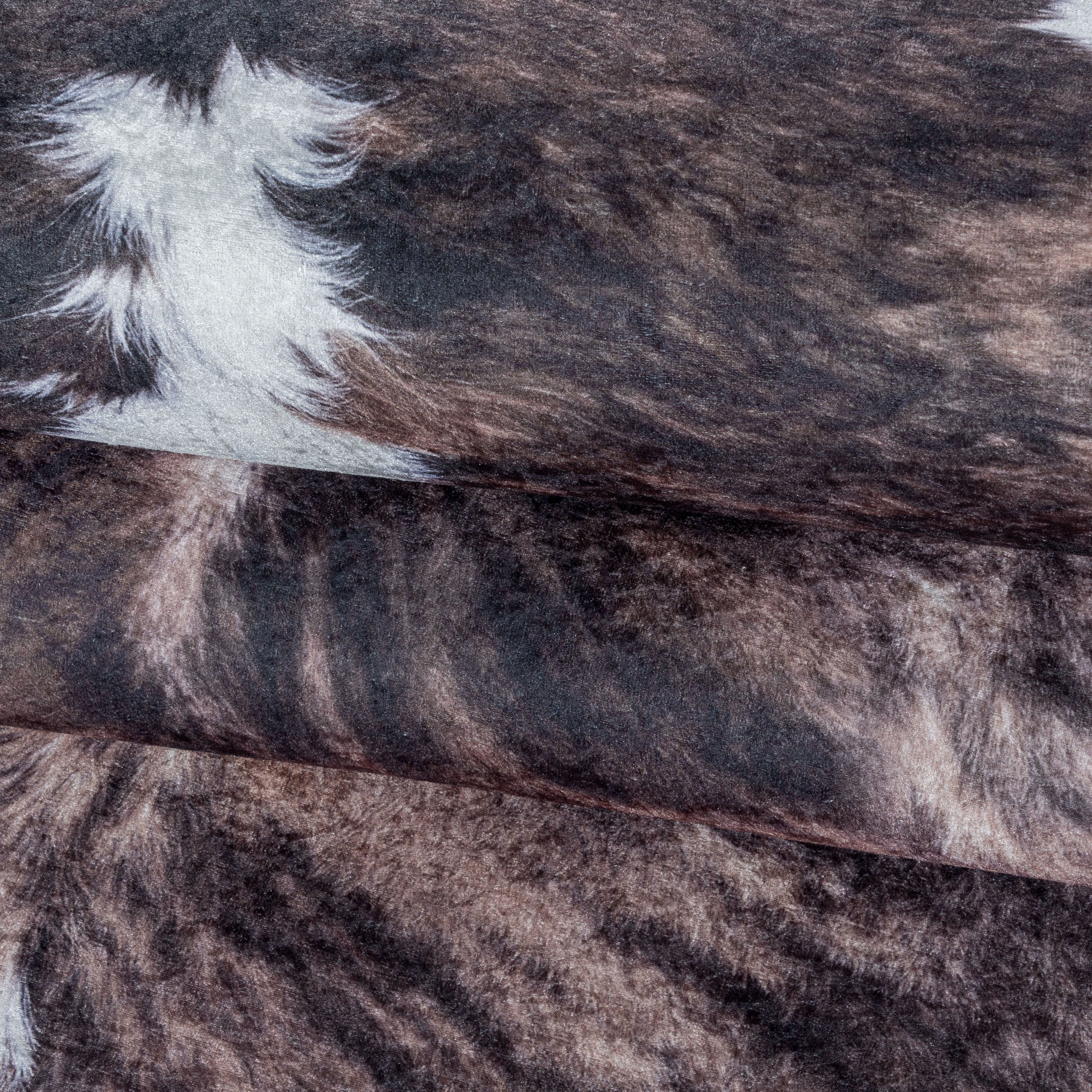 Rindsleder Optik Teppich: Waschbar & Stilvoll - Image 6