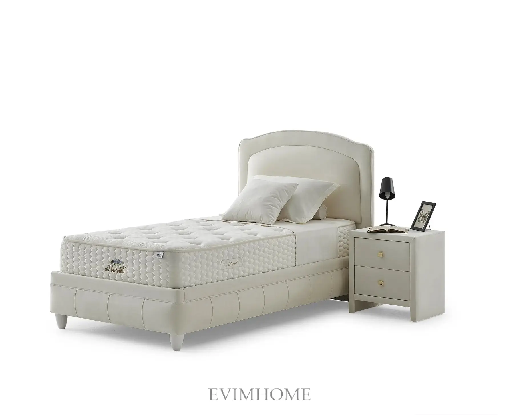 Florist Lotus Boxspringbett – Bonellfederkern & wendbare Matratze - Image 3