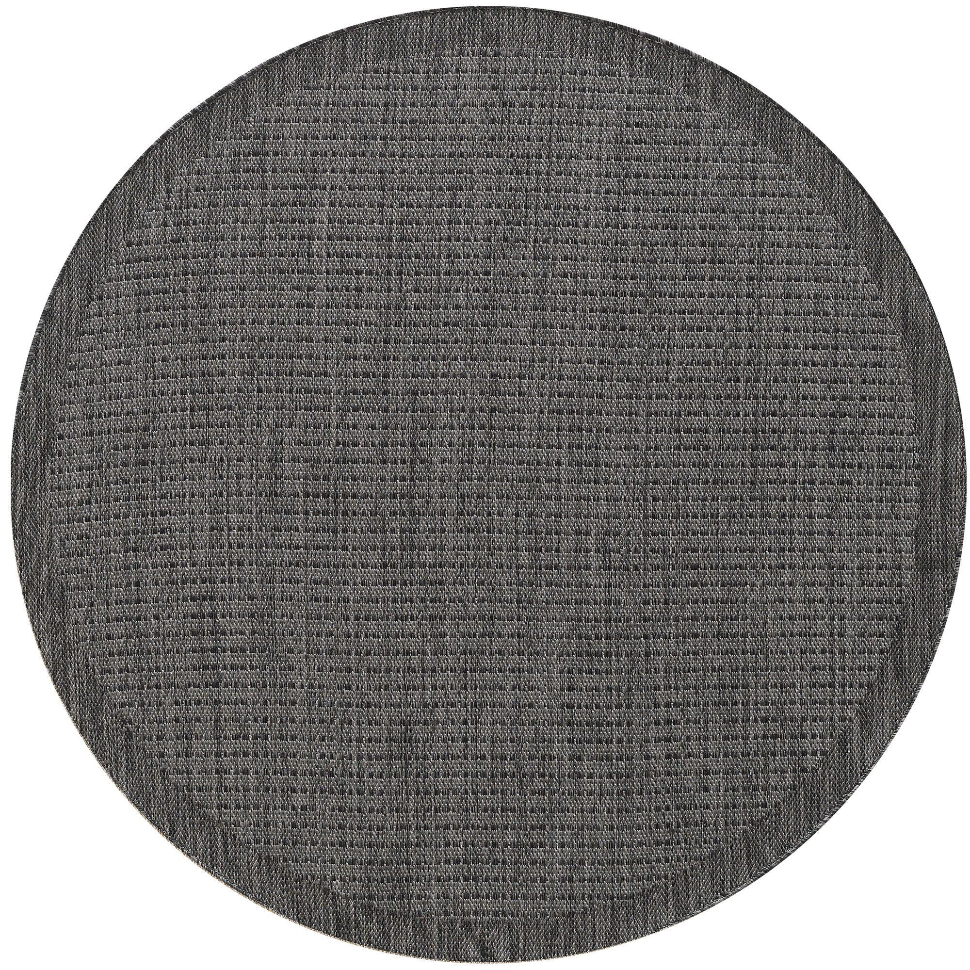 Outdoorteppiche, Unicolor, Farbe Schwarz, Teppich für Terasse-Balkon-Küche, Rücken aus Polypropylen - Image 4