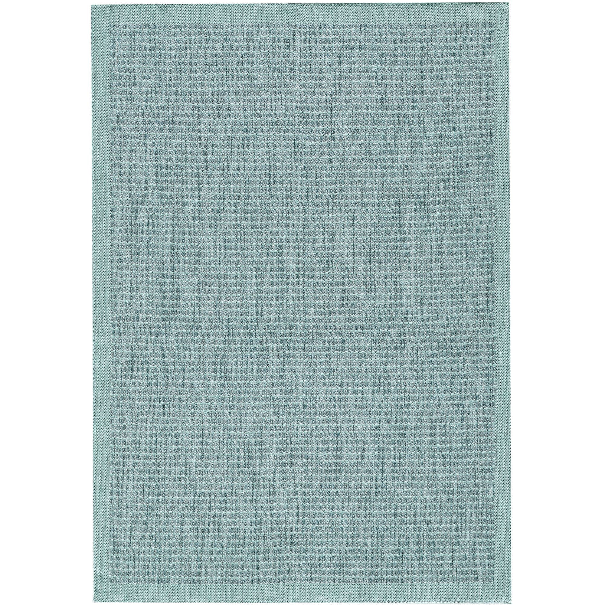 Outdoorteppiche, Unicolor, Farbe Blau, Teppich für Terasse-Balkon-Küche, Rücken aus Polypropylen - Image 2