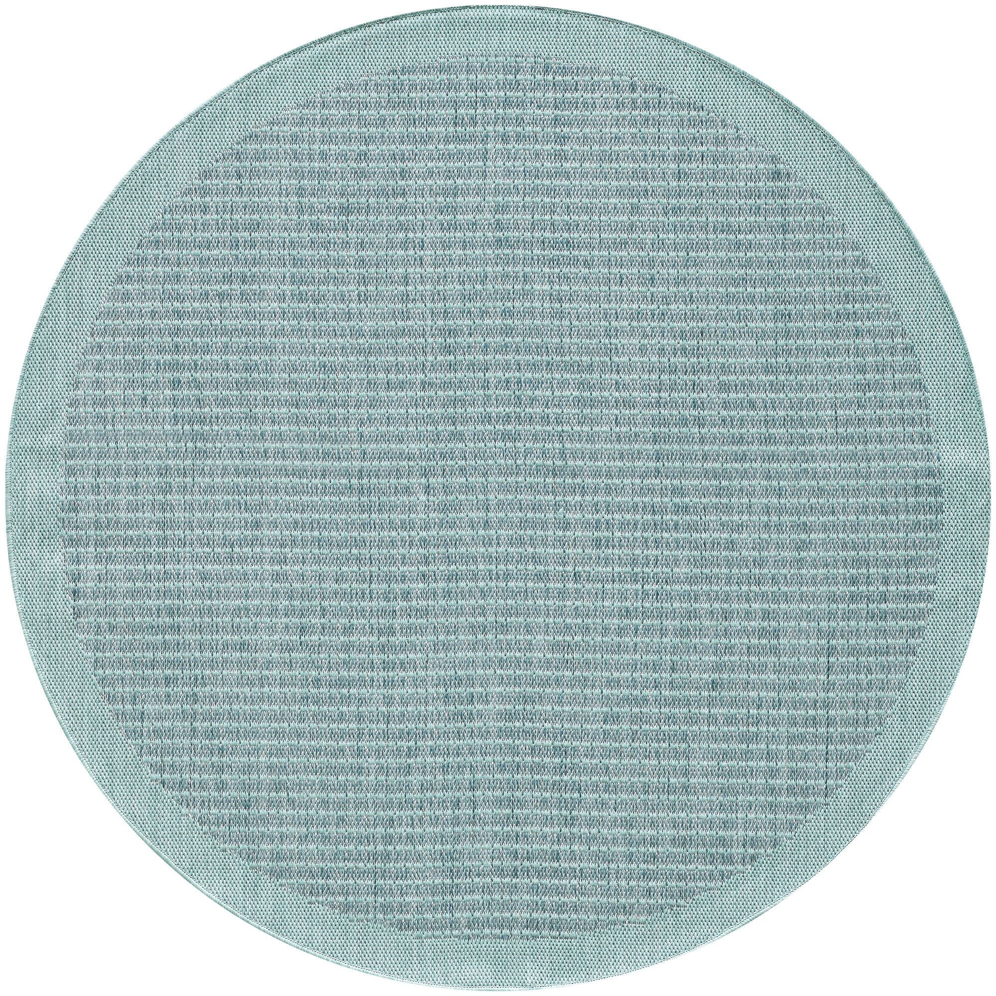 Outdoorteppiche, Unicolor, Farbe Blau, Teppich für Terasse-Balkon-Küche, Rücken aus Polypropylen - Image 4
