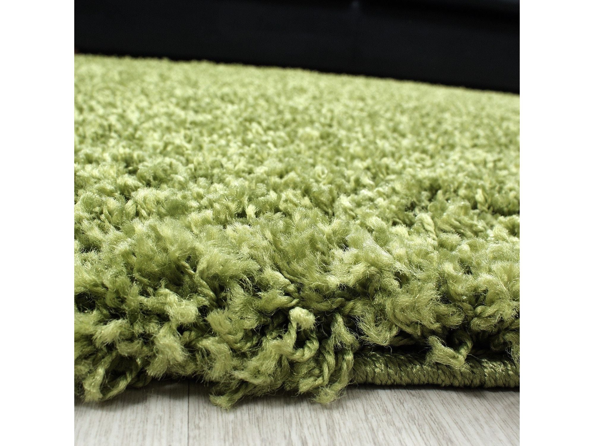 Shaggy Teppich für Wohnzimmer in Grün - Image 4