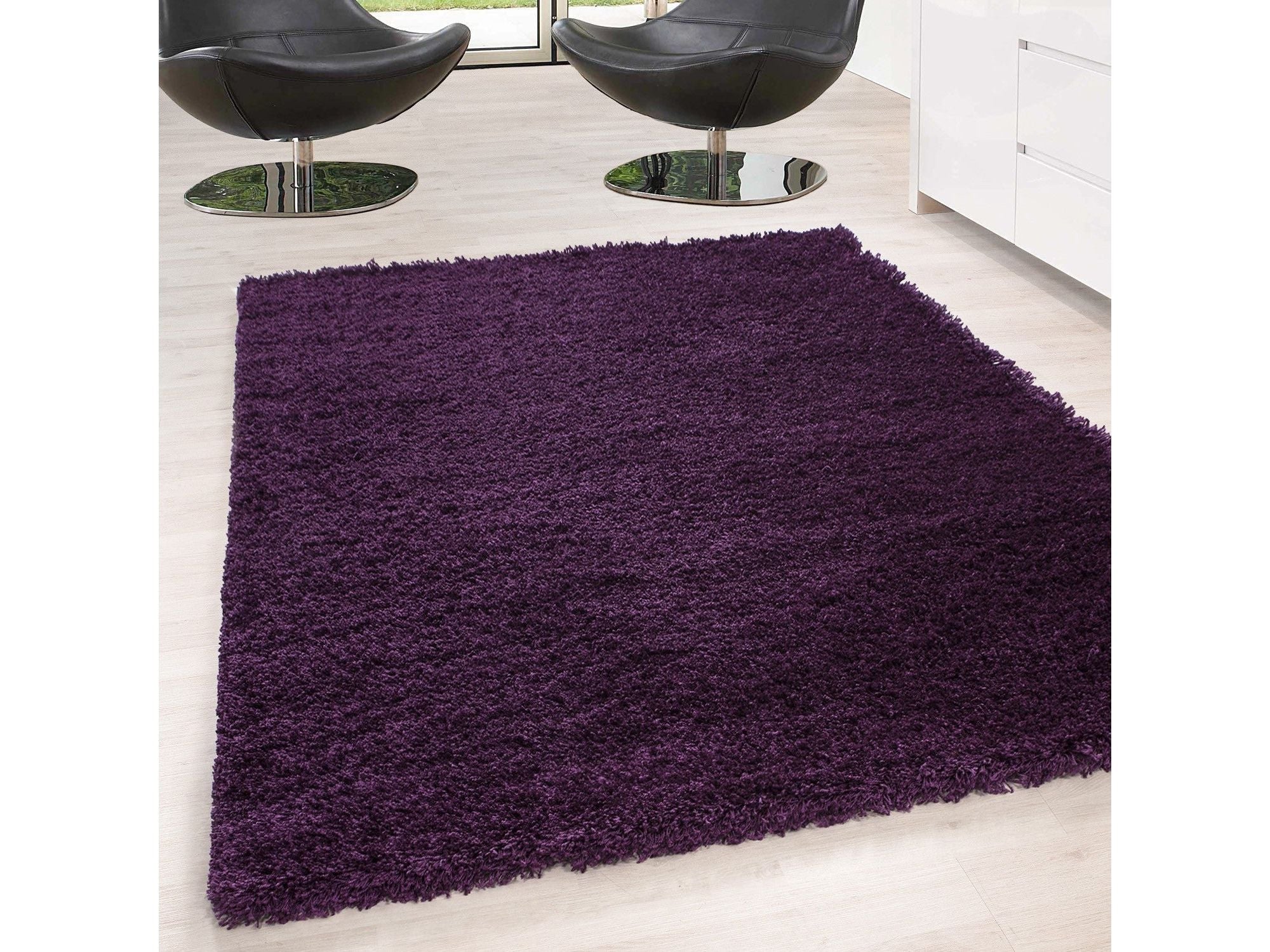 Hochflor Shaggy Teppich DREAM in Lila