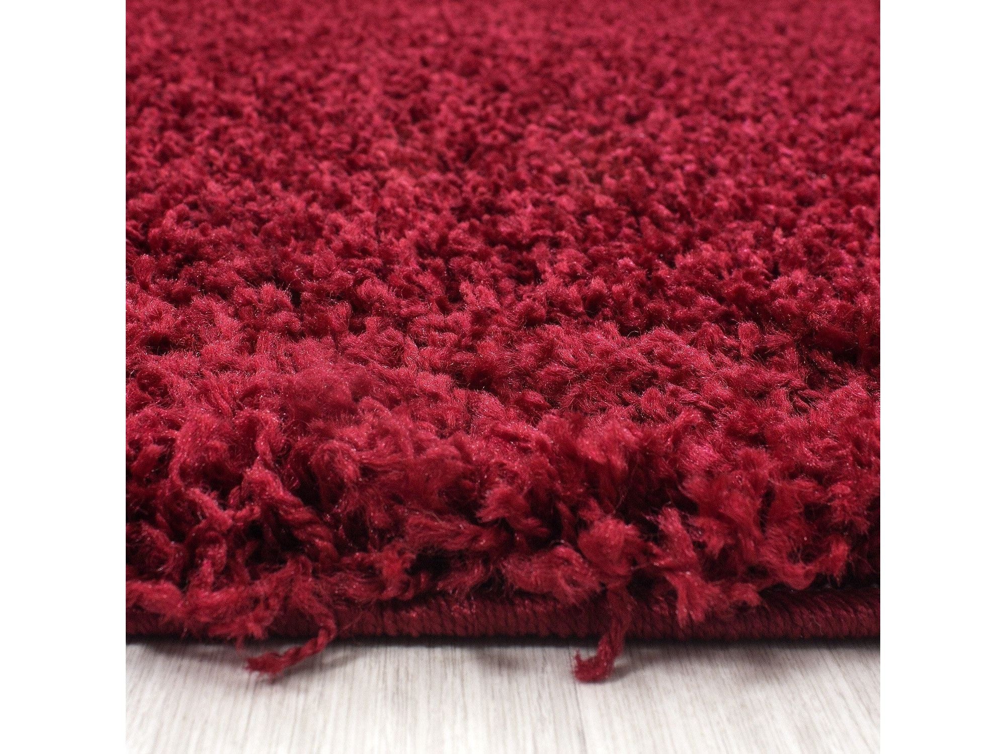 DREAM Hochflor Shaggy Teppich: Super Soft Rot - Image 4