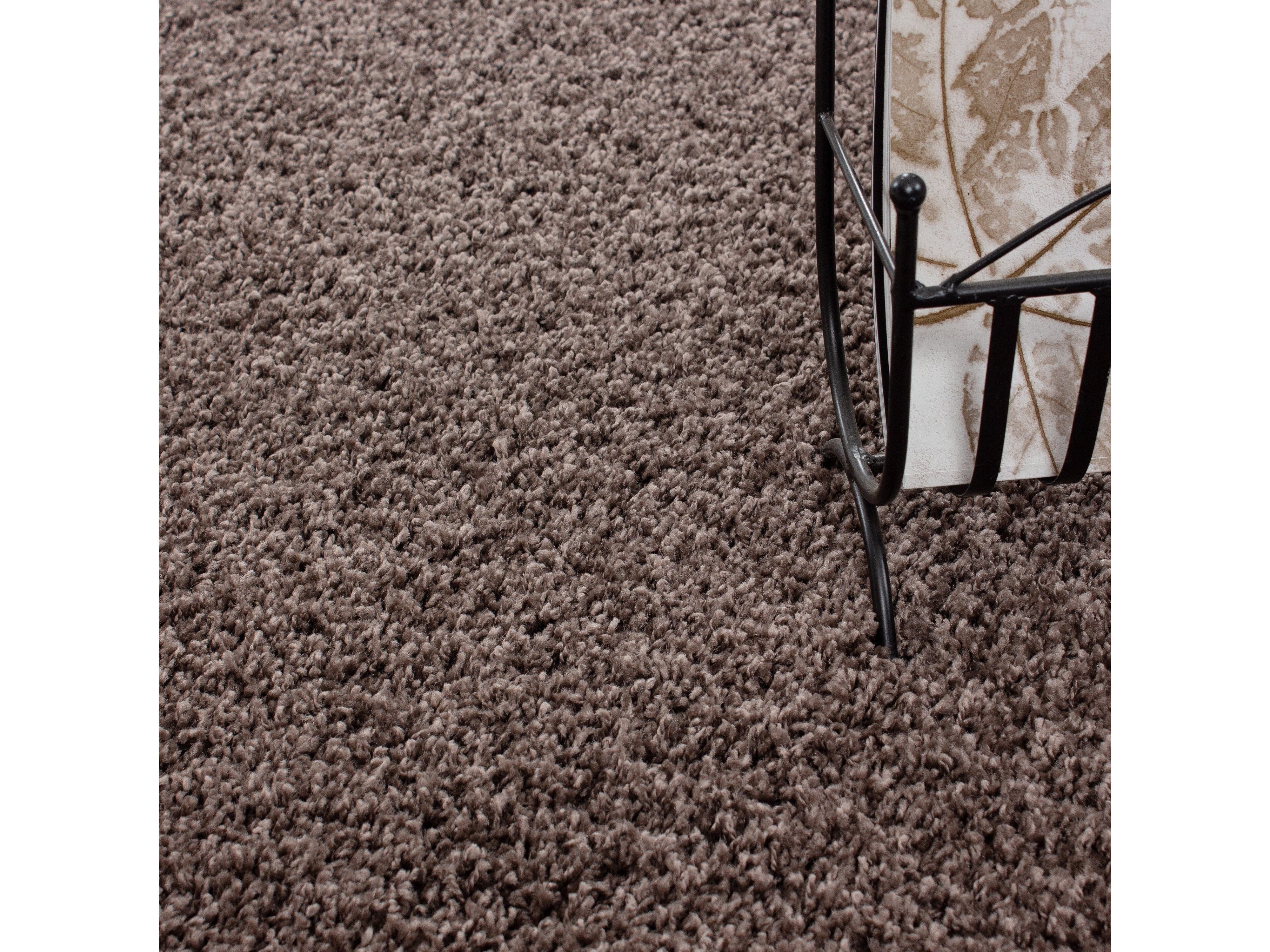 DREAM Hochflor Shaggy Teppich: Super Soft Taupe - Image 3