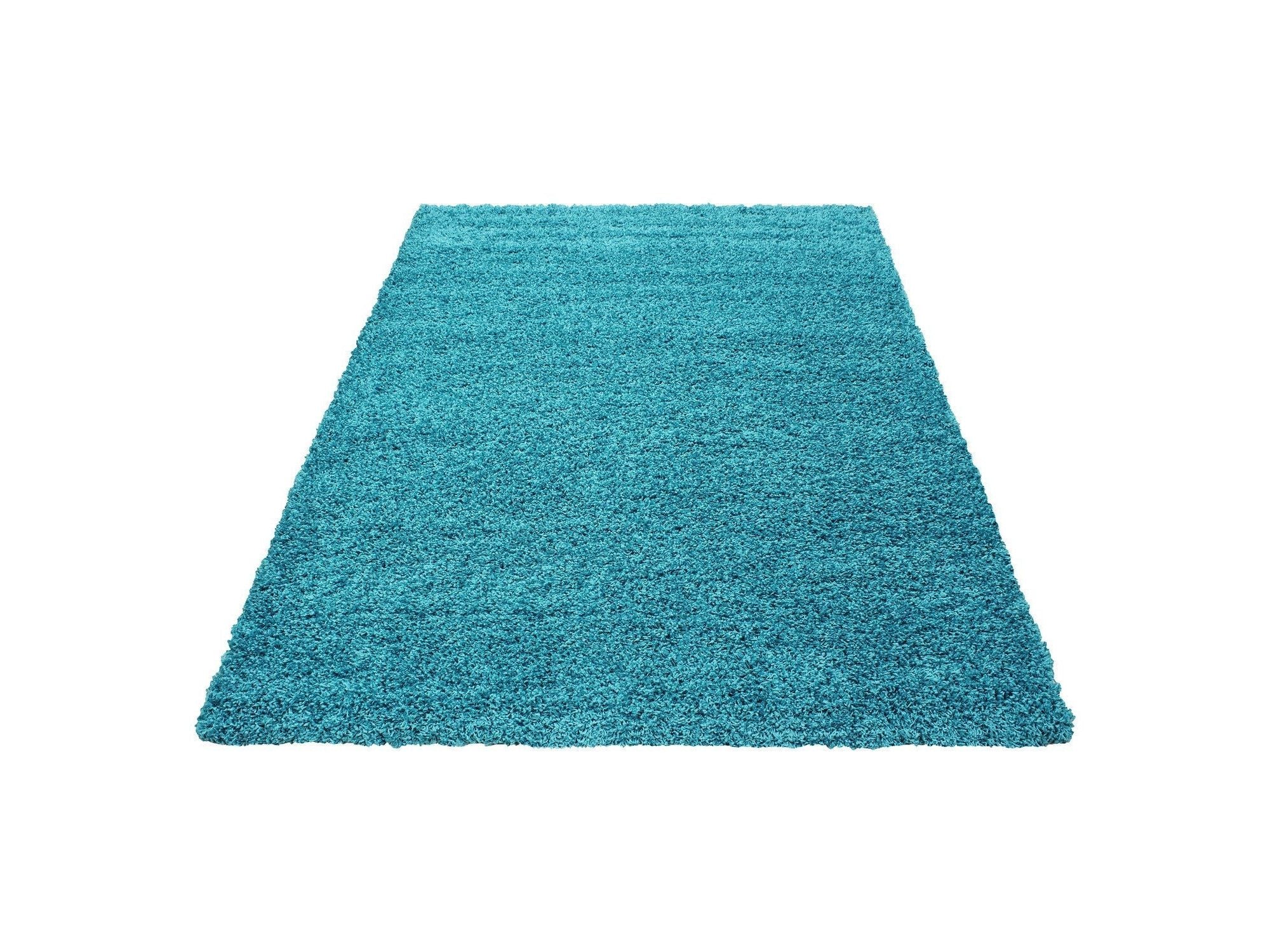 DREAM Hochflor Shaggy Teppich: Super Soft Türkis - Image 5