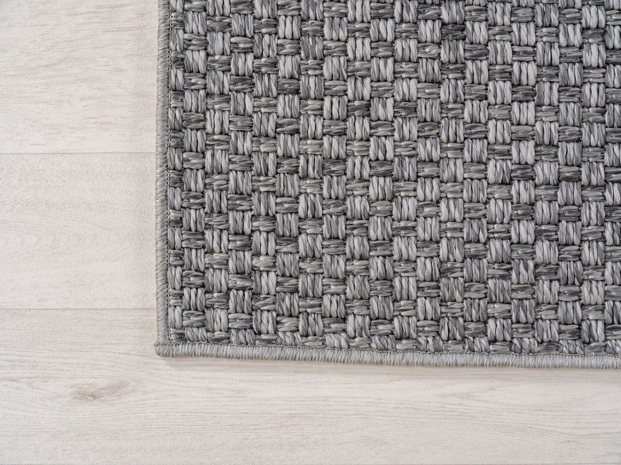 Boho In- & Outdoor Teppich Läufer in Grau - Image 4