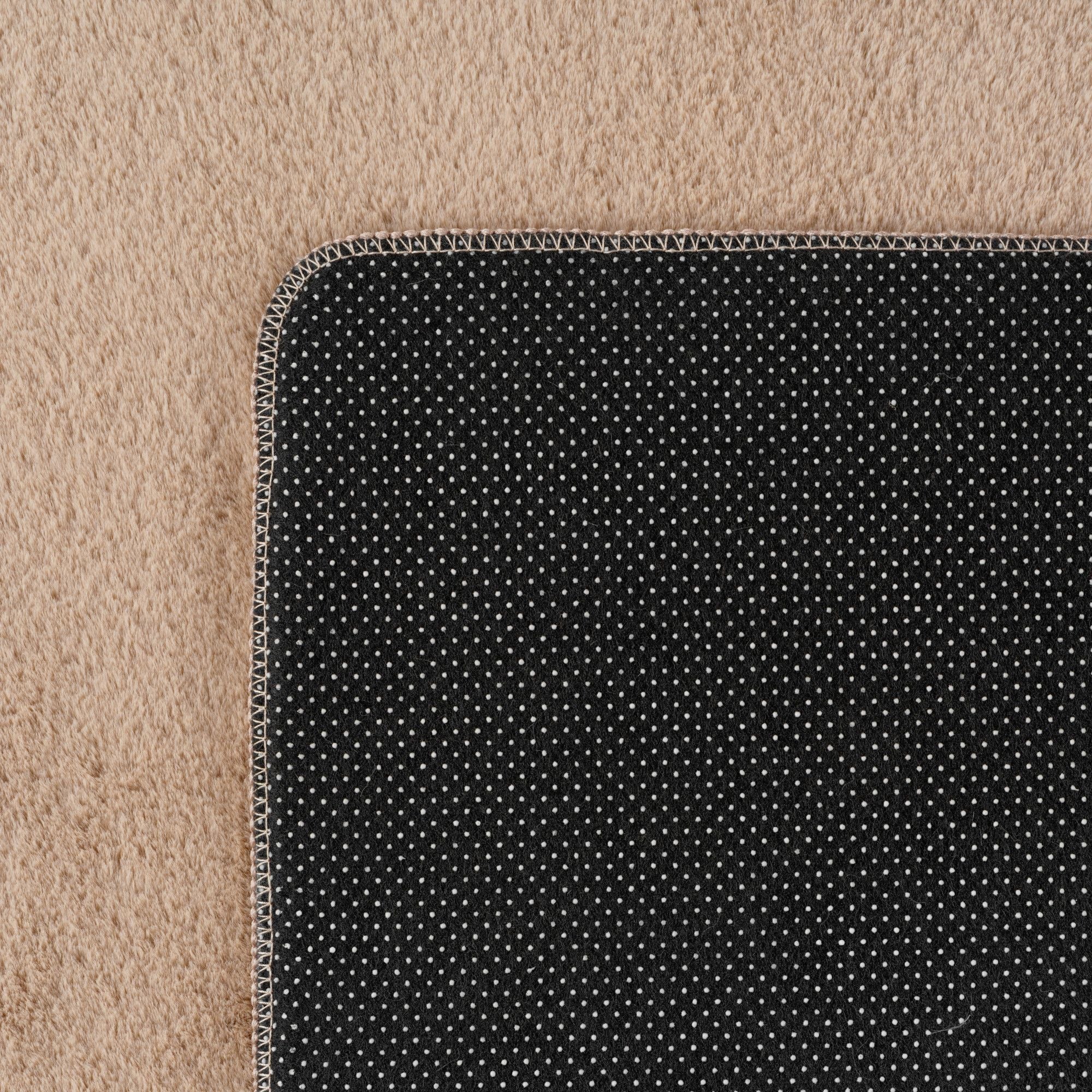 Läufer Teppich Beige 6x1 cm – Waschbarer Kurzflorteppicheteppiche, rutschfest & weich, modernes einfarbiges Design für Schlafzimmer, Küche & Flur - Image 4