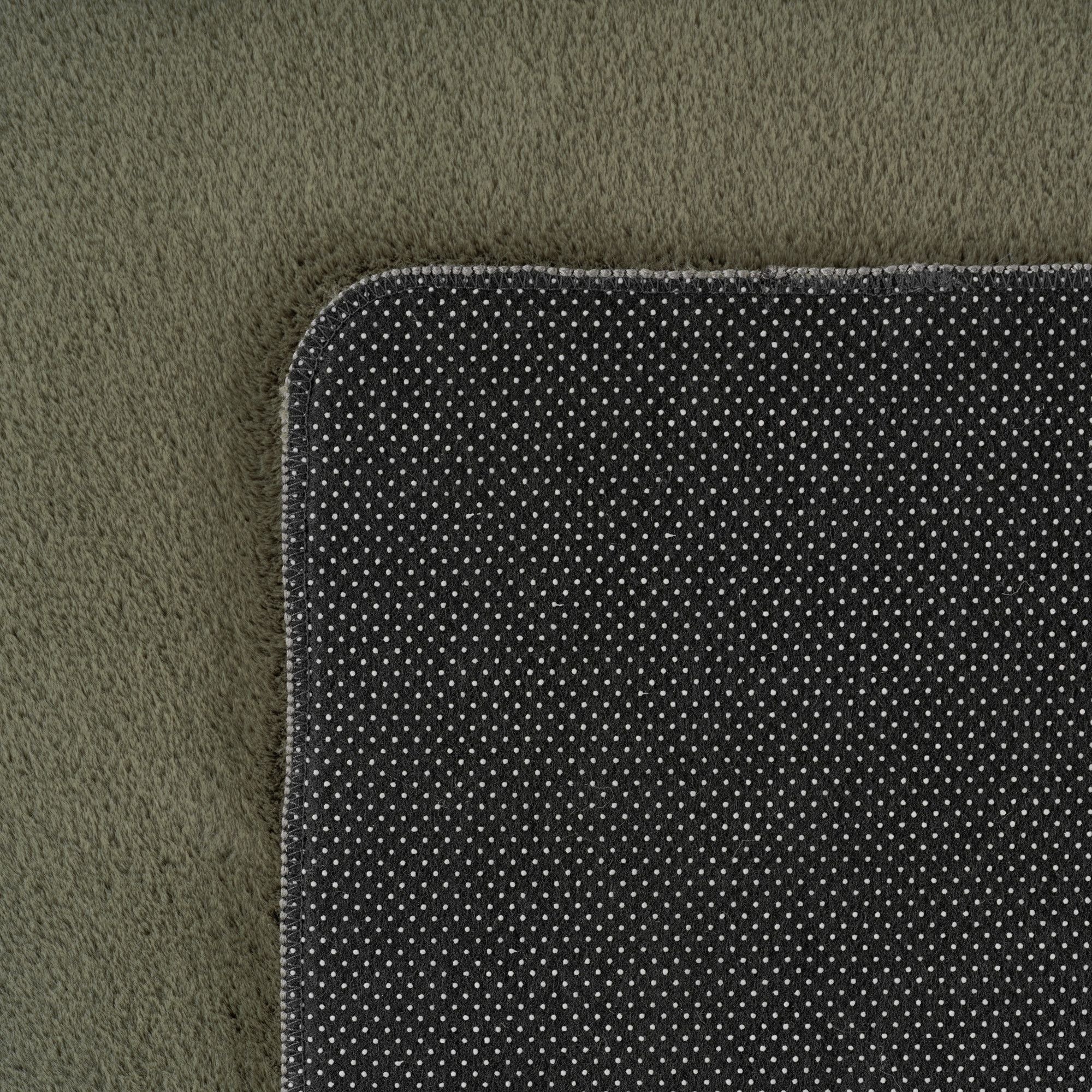Läufer Teppich Grün 6x1 cm – Waschbarer Kurzflorteppicheteppiche, rutschfest & weich, modernes einfarbiges Design für Schlafzimmer, Küche & Flur - Image 4