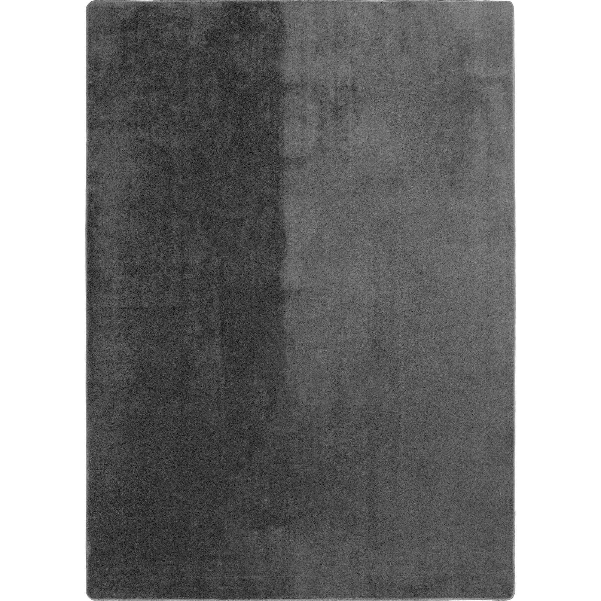 Läufer Teppich Grau 6x1 cm – Waschbarer Kurzflorteppicheteppiche, rutschfest & weich, modernes einfarbiges Design für Schlafzimmer, Küche & Flur - Image 2