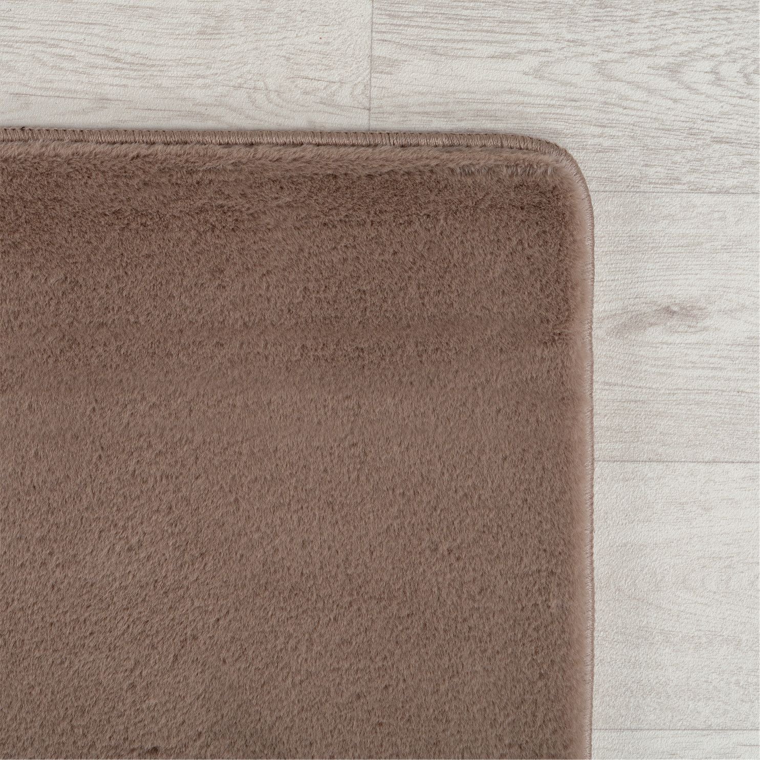 Läufer Teppich Braun 6x1 cm – Waschbarer Kurzflorteppicheteppiche, rutschfest & weich, modernes einfarbiges Design für Schlafzimmer, Küche & Flur - Image 3