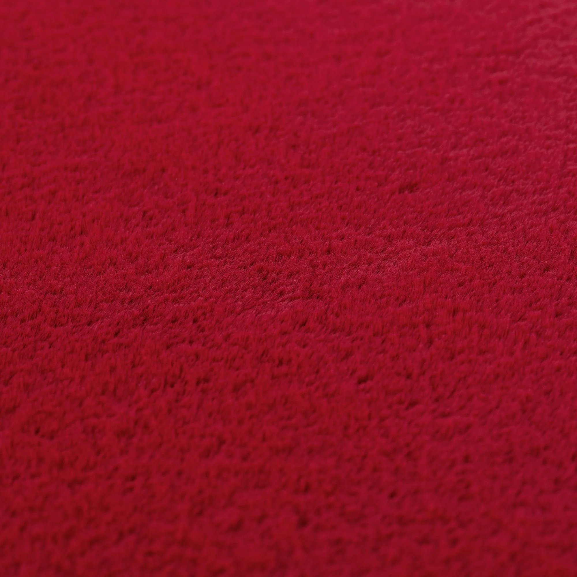 Läufer Teppich Rot 6x1 cm – Waschbarer Kurzflorteppicheteppiche, rutschfest & weich, modernes einfarbiges Design für Schlafzimmer, Küche & Flur - Image 5