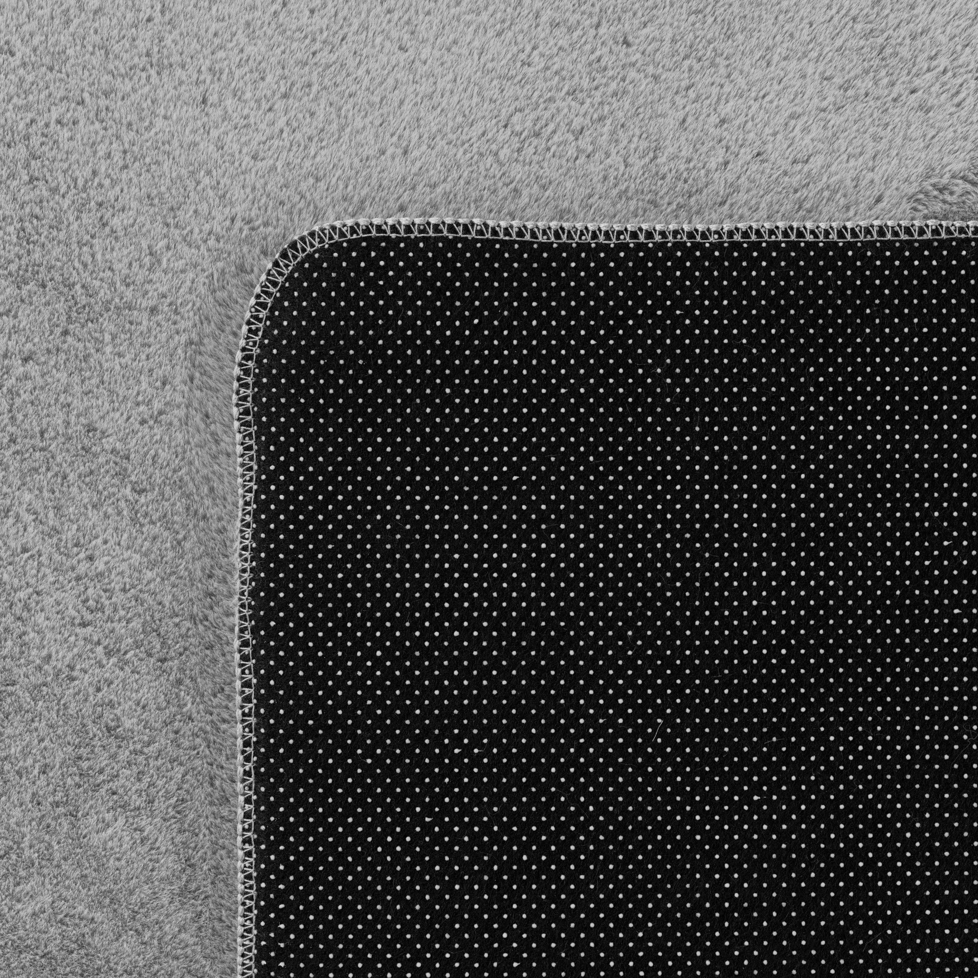 Läufer Teppich Silber 6x1 cm – Waschbarer Kurzflorteppicheteppiche, rutschfest & weich, modernes einfarbiges Design für Schlafzimmer, Küche & Flur - Image 4