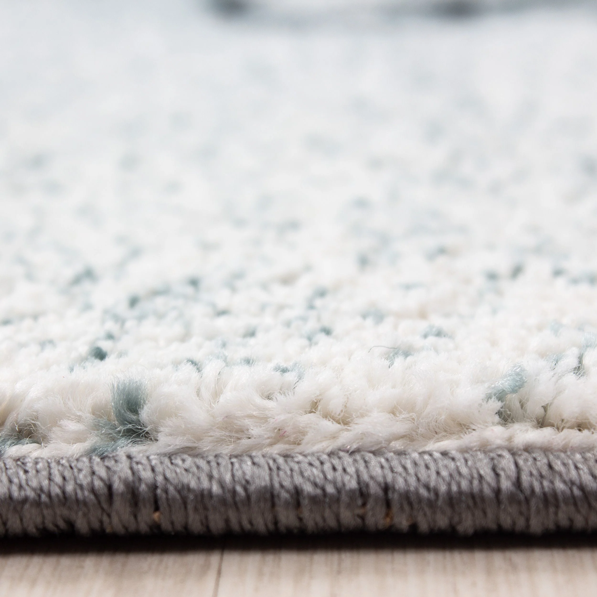 Kinderteppiche, Elefant-Design, Farbe Blau, Teppich für Kinderzimmer, Rücken aus Jute - Image 4