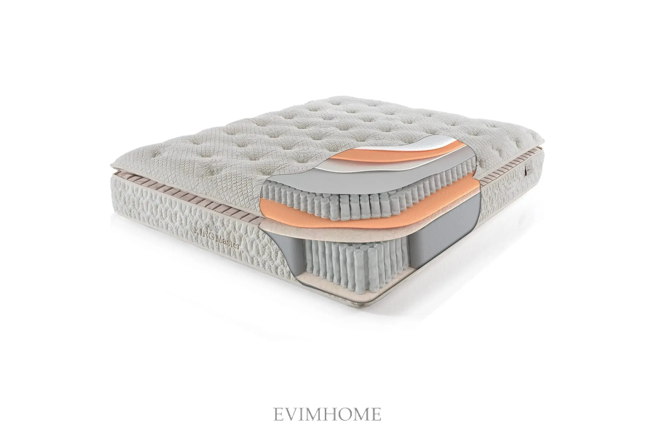 Kingmaster Venedik Boxspringbett mit plushigem Luxuskomfort - Image 6
