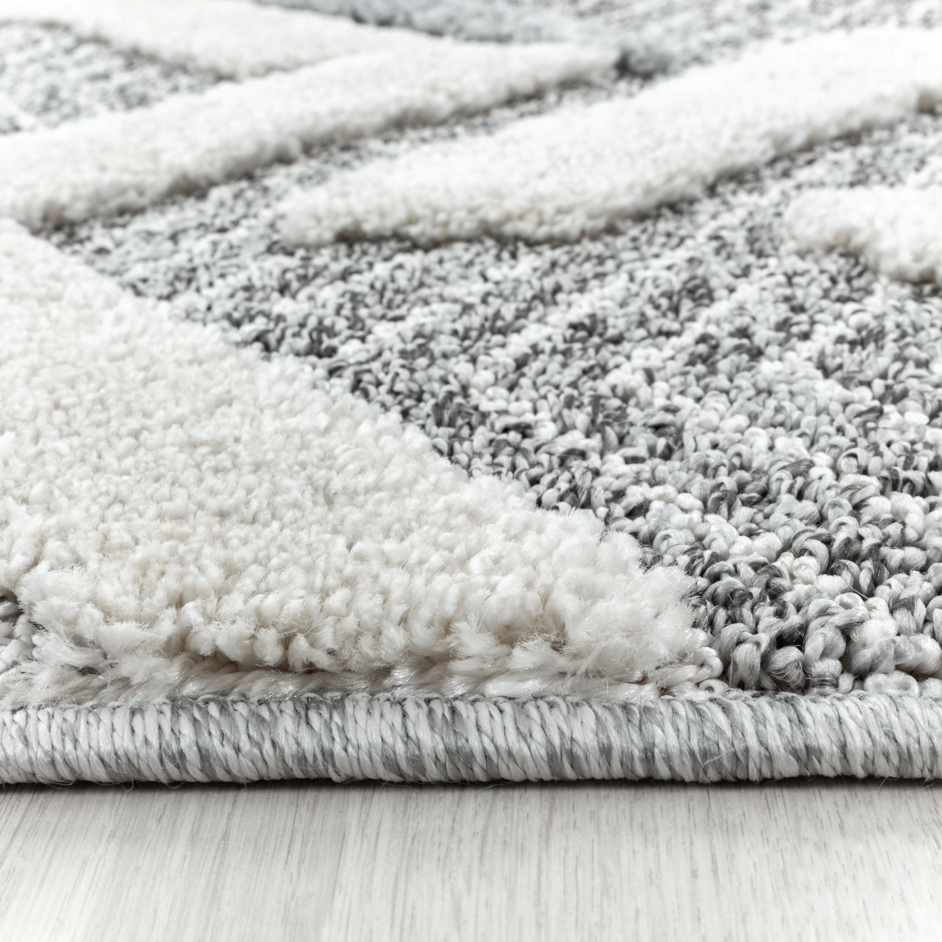 Kurzflor Design Teppich MIA Looped Flor Abstrakte Wellen Muster - Image 5