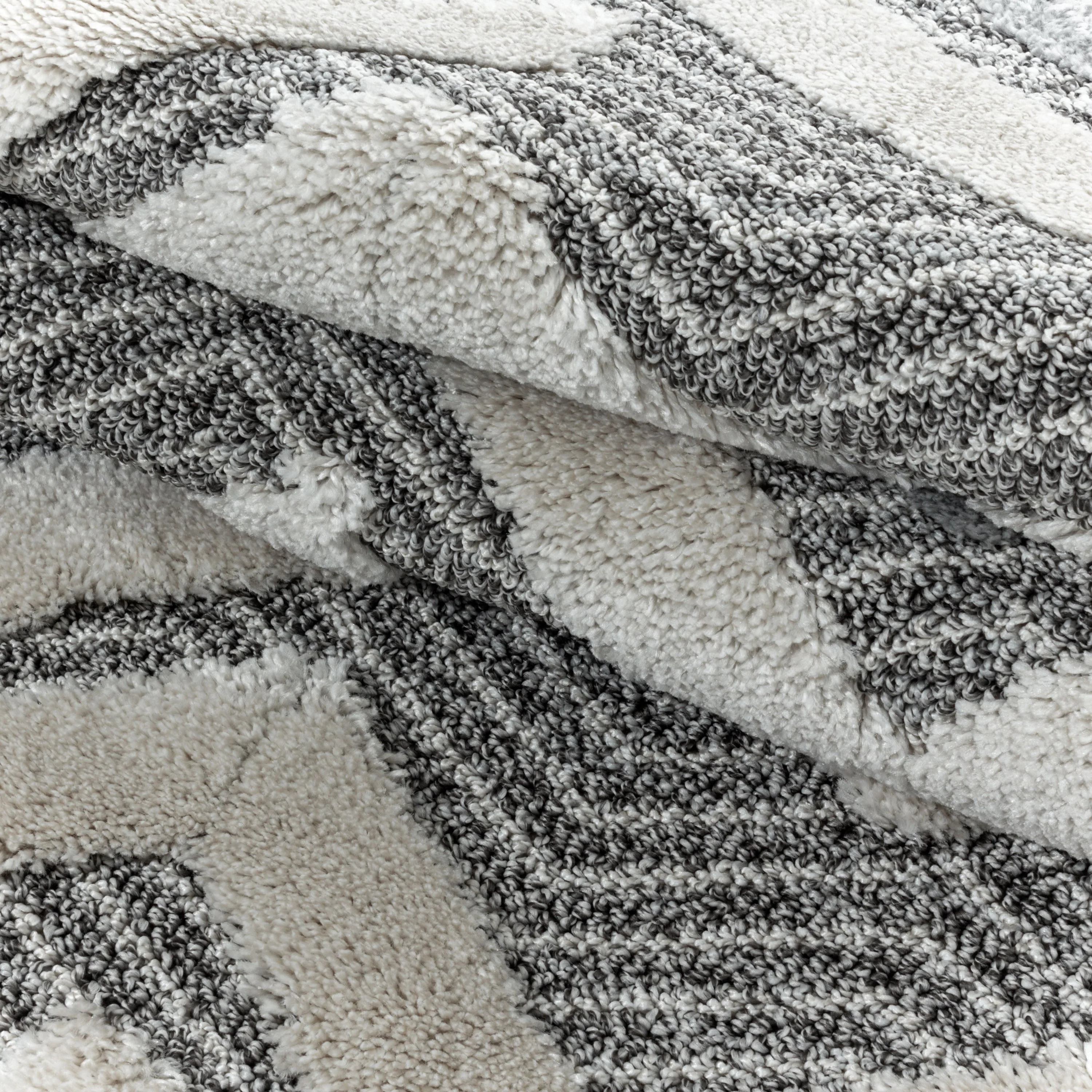 Kurzflor Design Teppich MIA Looped Flor Abstrakte Wellen Muster - Image 8