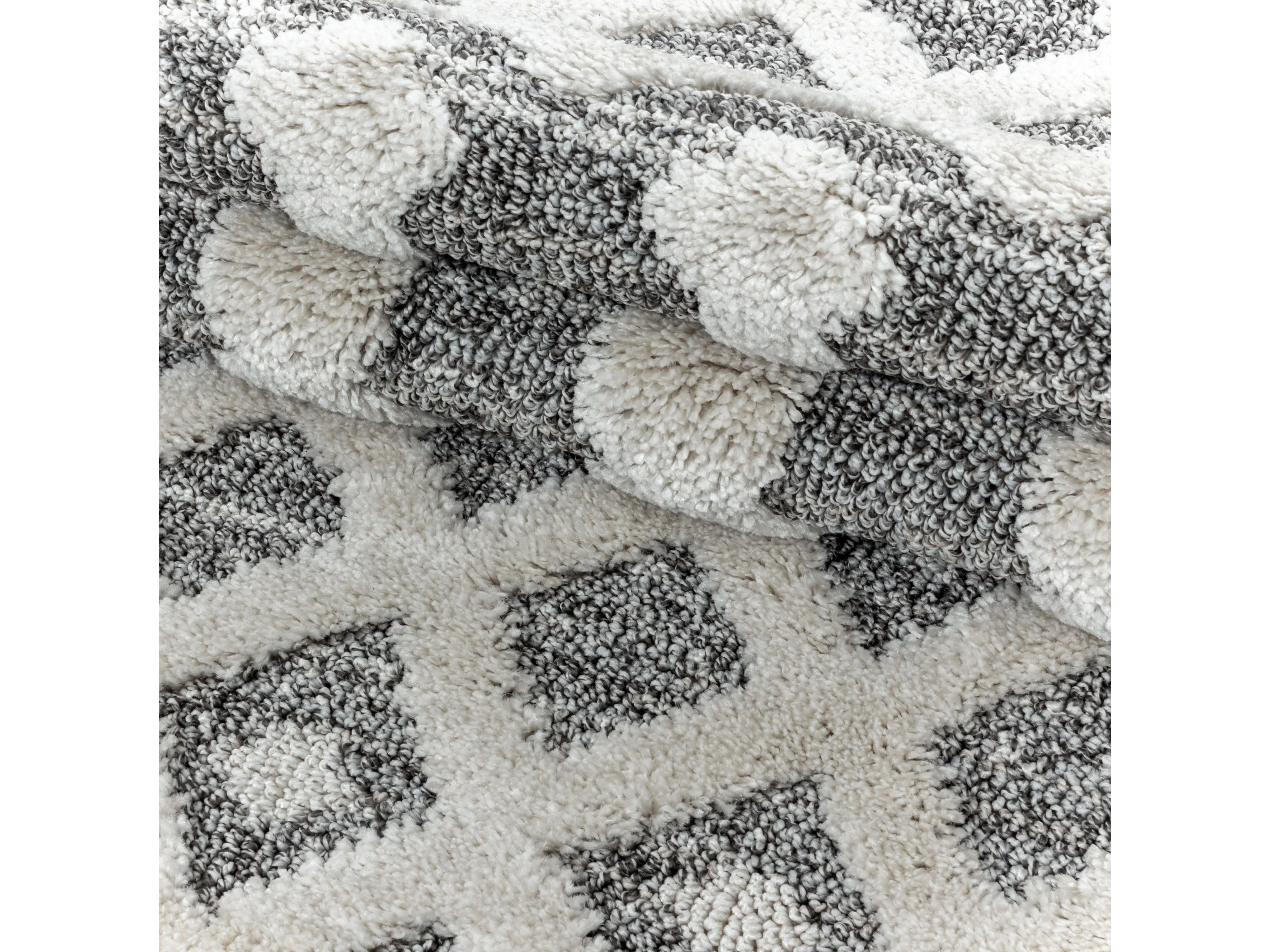 Kurzflor Design Teppich MIA Looped Flor Inka Linien Muster - Image 8