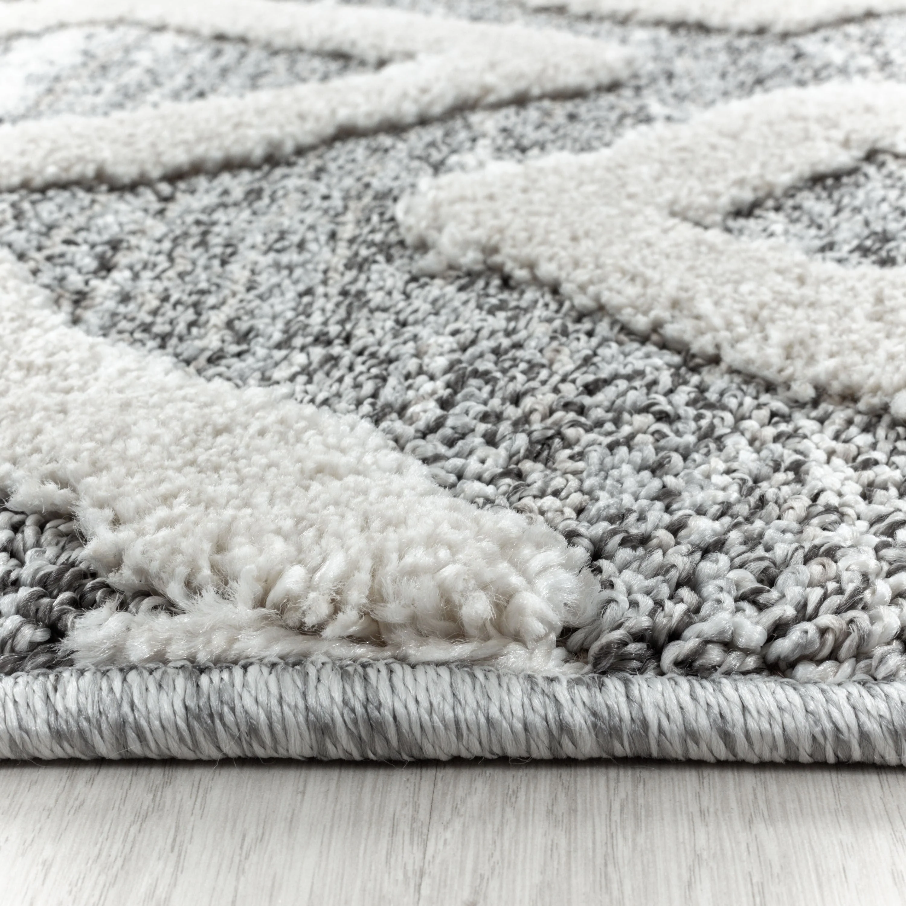 Kurzflor Design Teppich MIA Looped Flor Inka Rauten Muster Abstrakt - Image 5