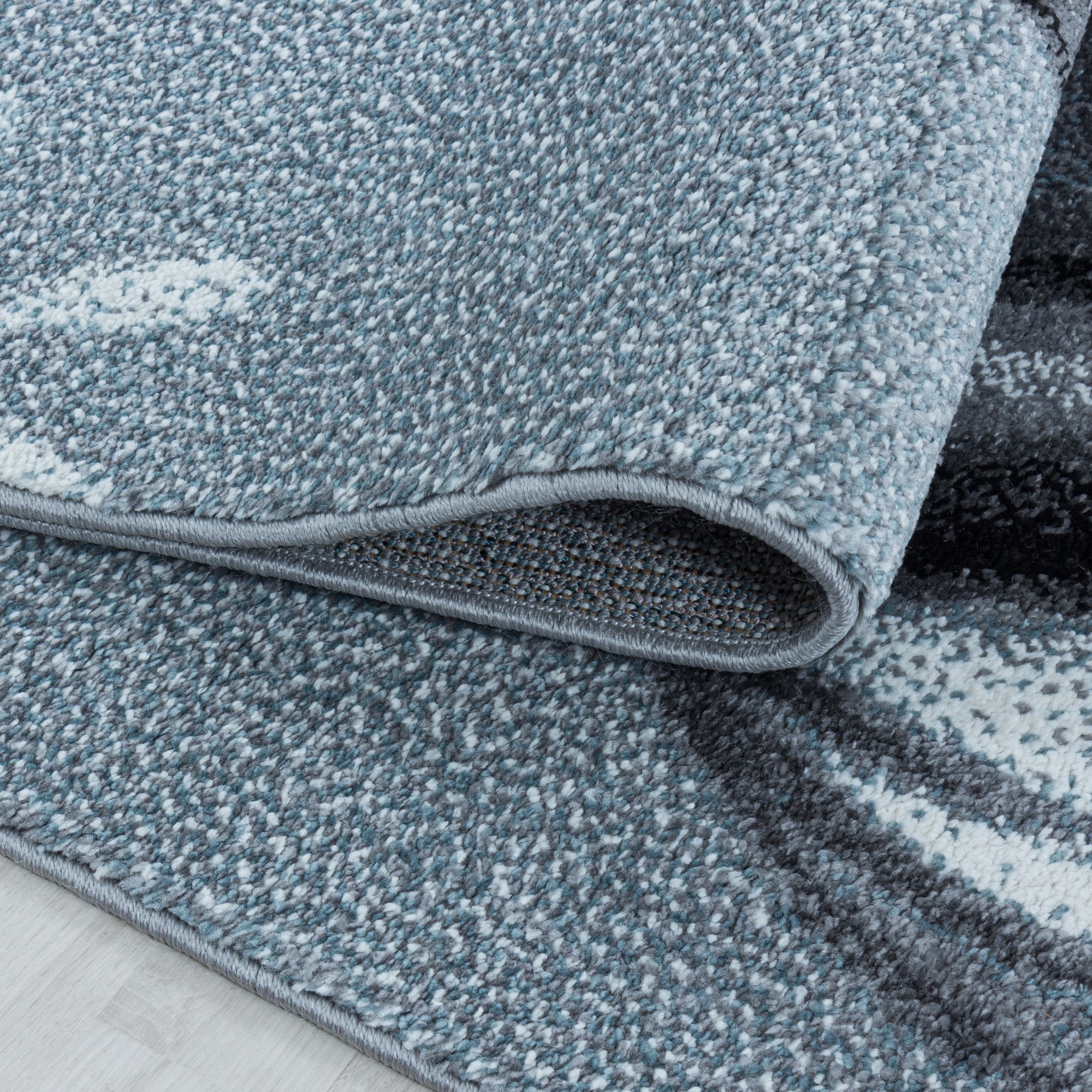 Kurzflor Kinderteppich Kinderzimmer Teppich Design Hase Bunny Blau - Image 7