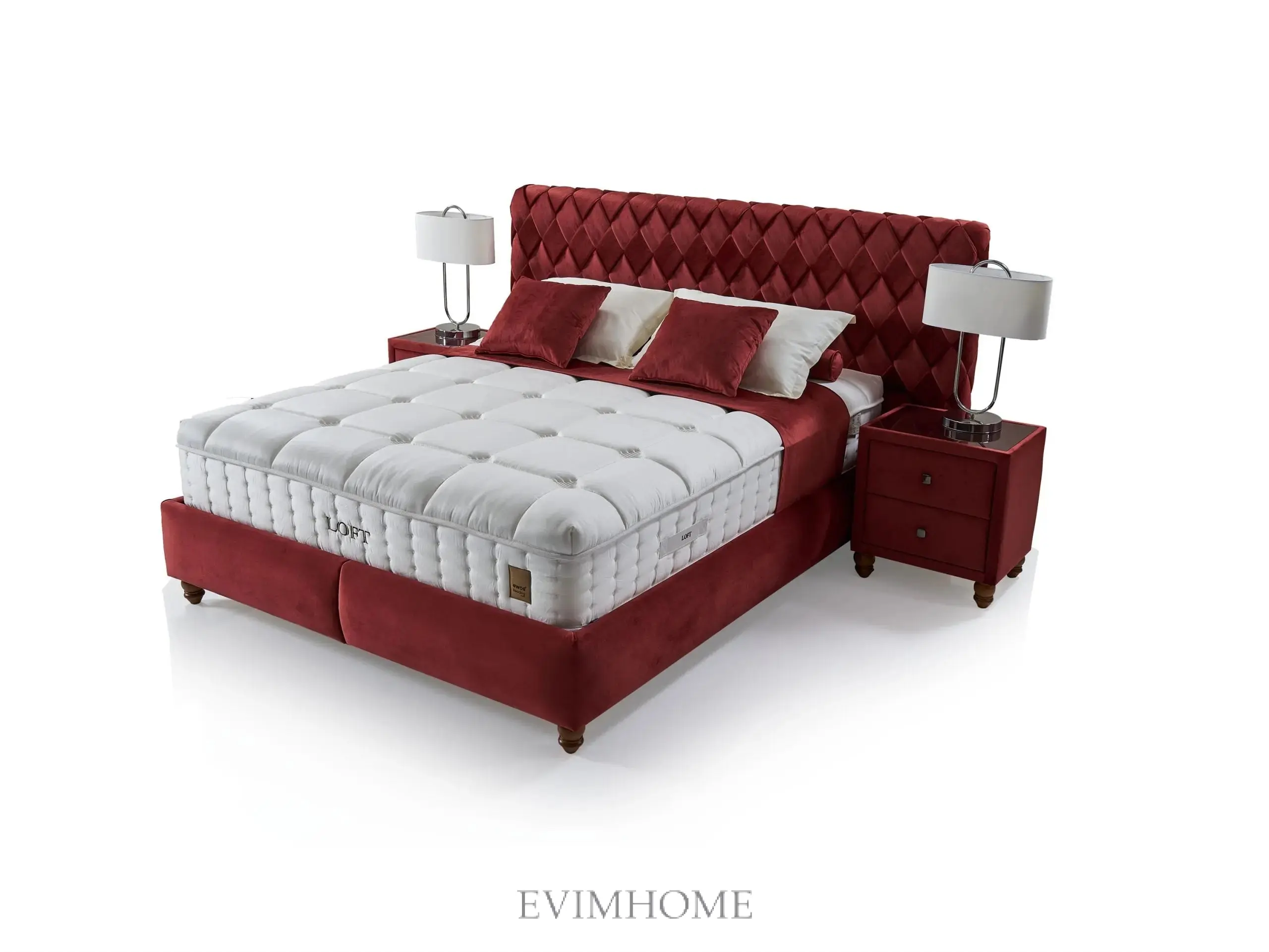 Loft Aston Boxspringbett – 1600 Pocket Federn & Doppelfederung - Image 3