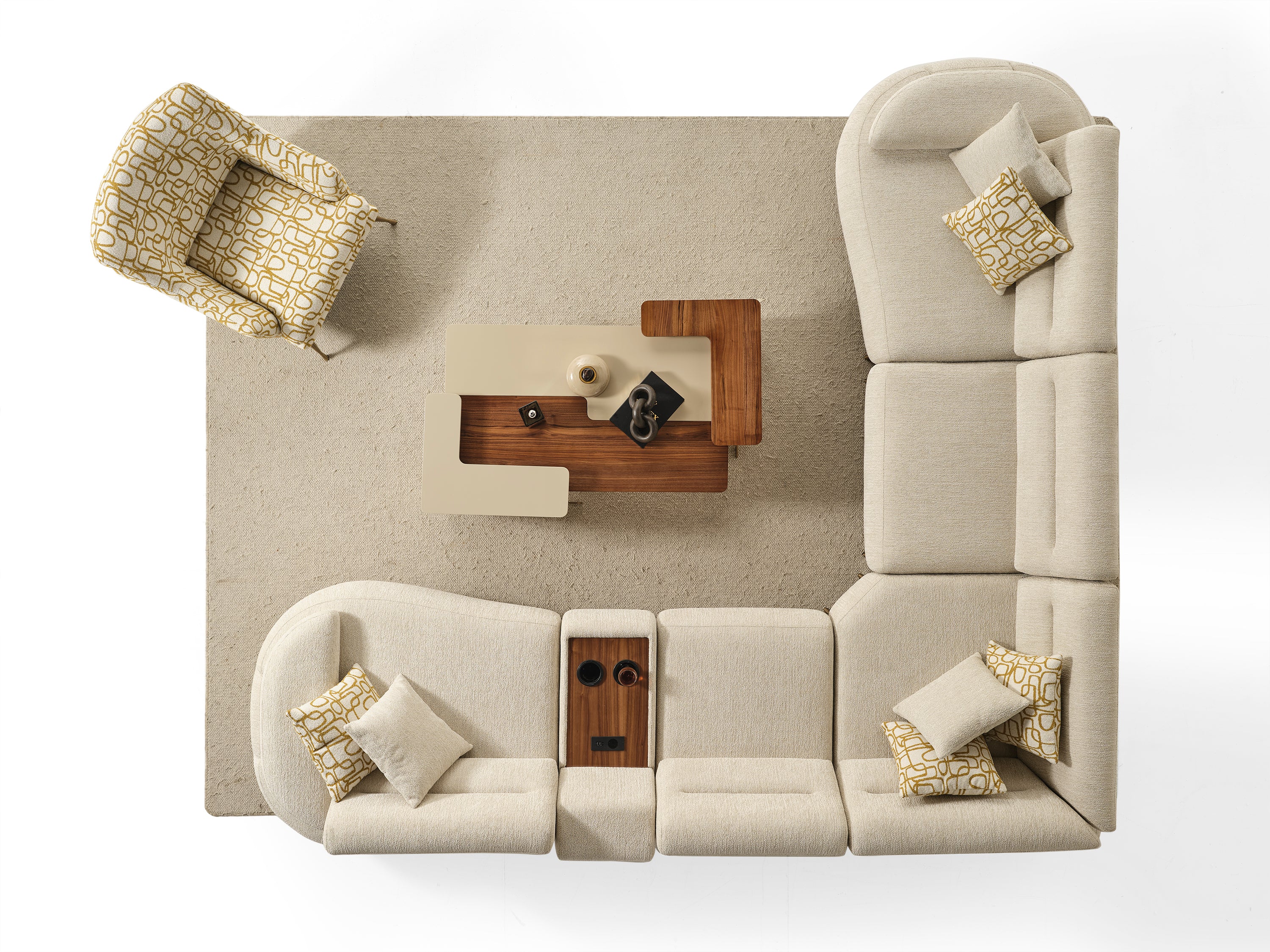 LOTUS Ecksofa Set