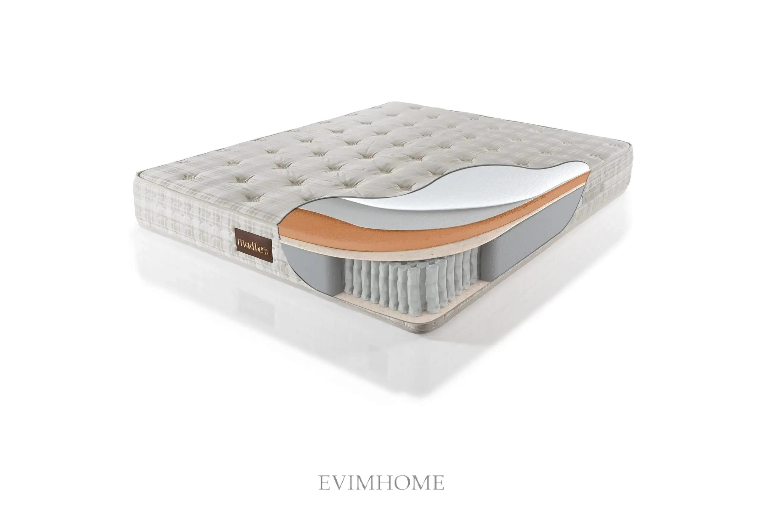 Madlen Odine Boxspringbett – 5 Zonen Federkern & Visco Komfort - Image 5
