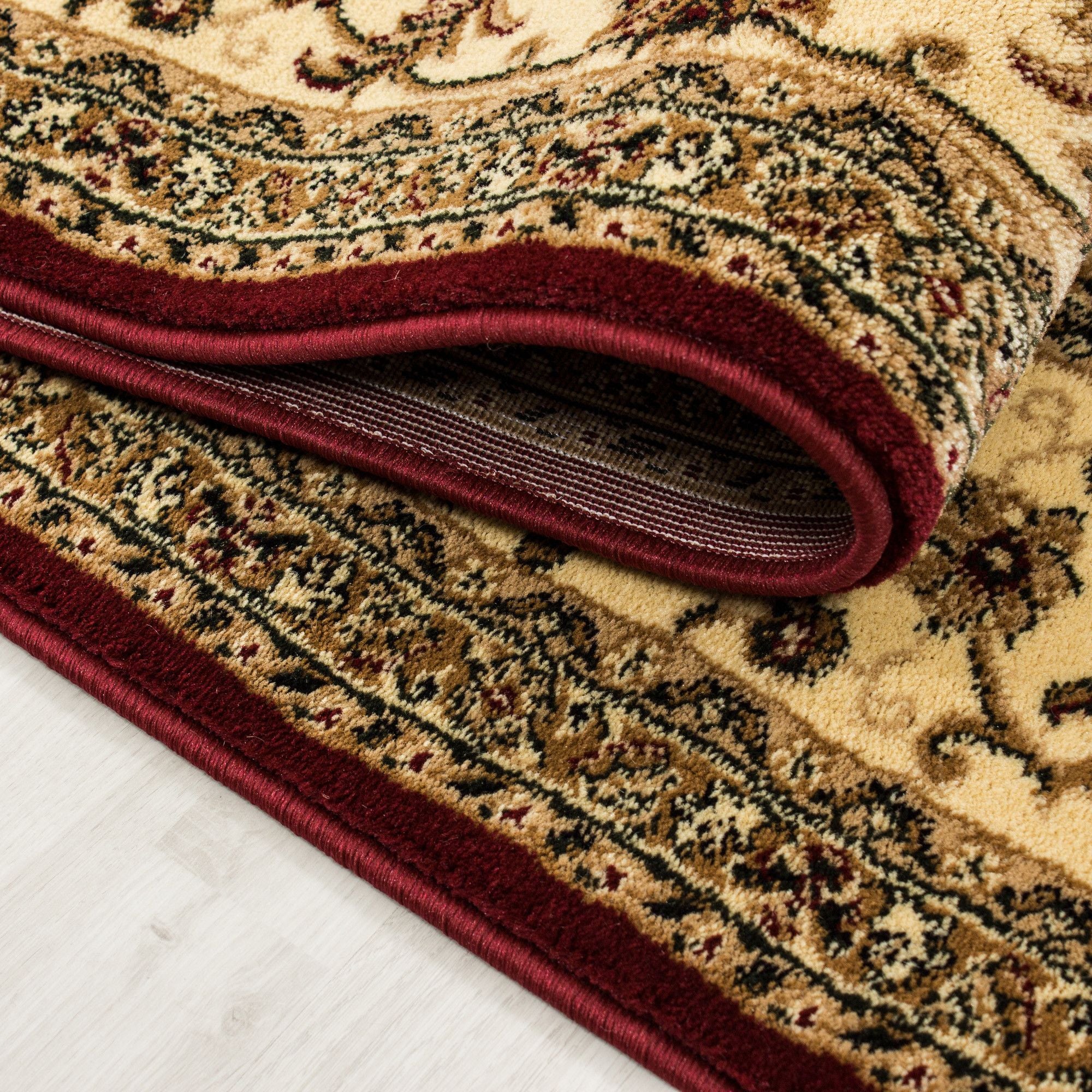 Marakkesh Orientteppich Rot – Florales Design - Image 5