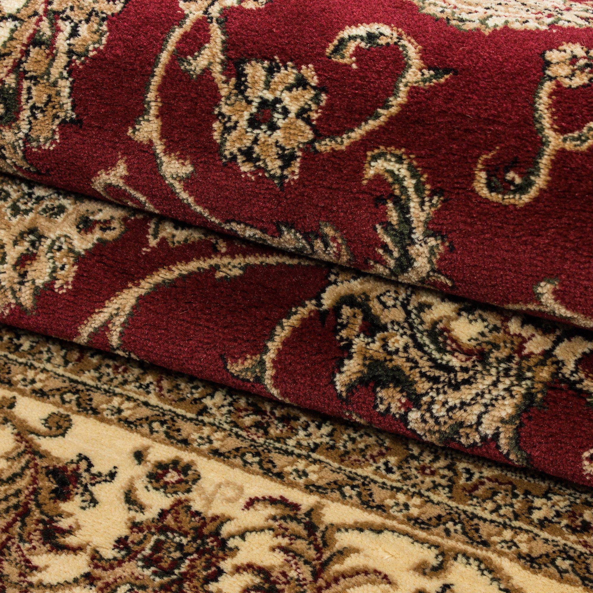 Marakkesh Orientteppich Rot – Florales Design - Image 6