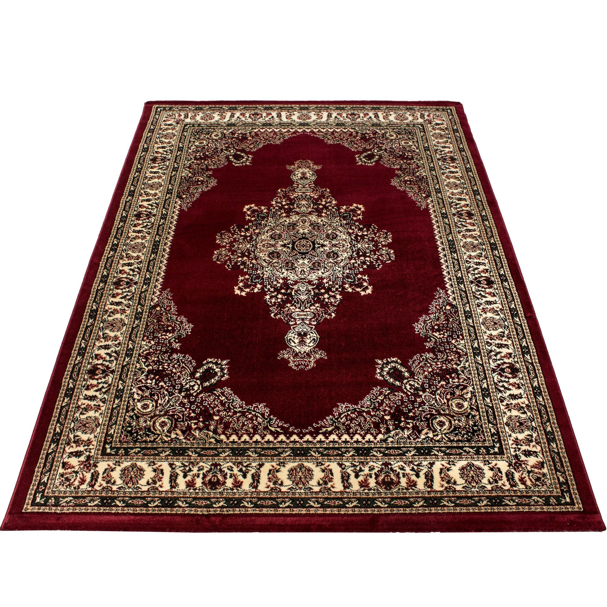 Klassischer Orientteppich in Rot: Medaillon-Design - Image 3