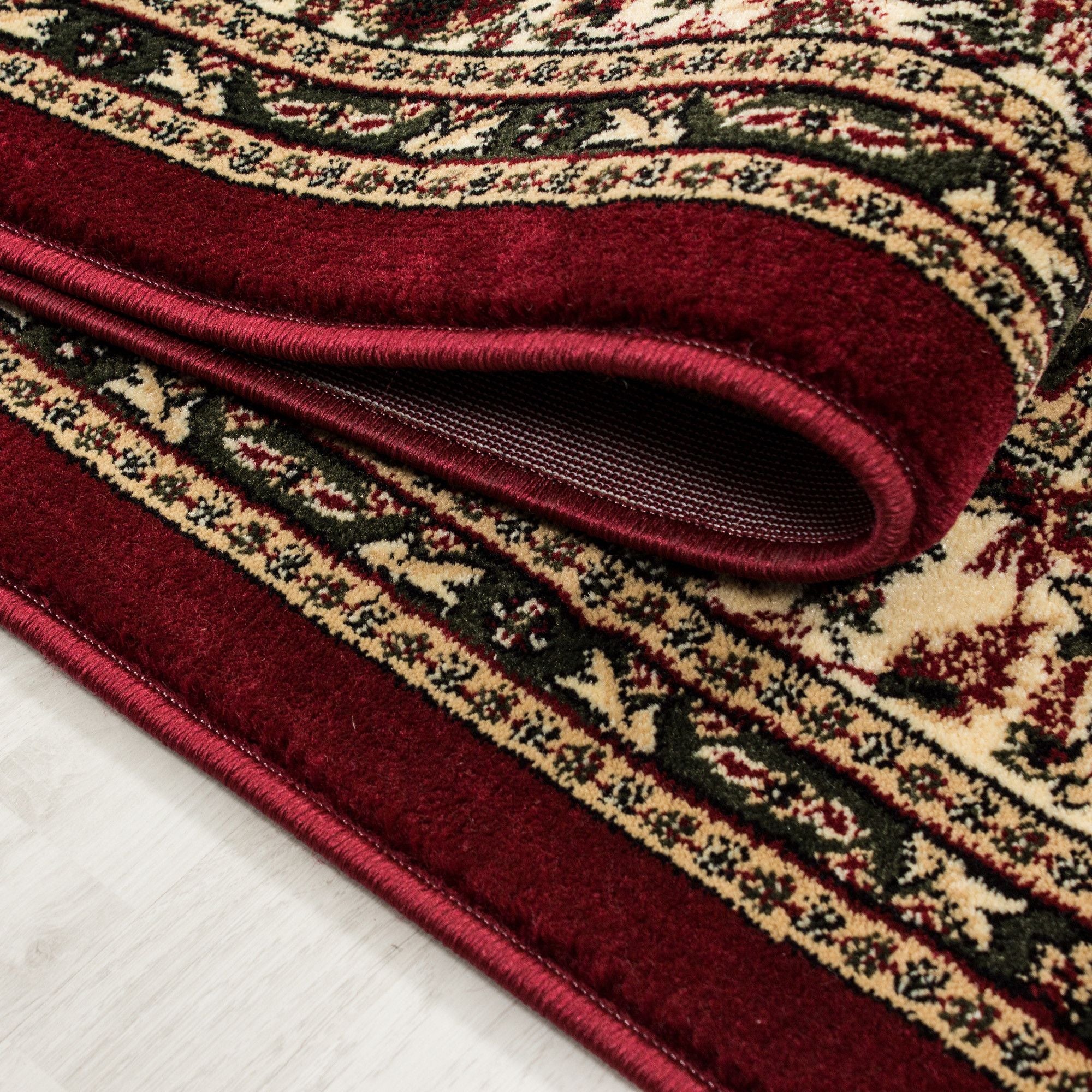 Klassischer Orientteppich in Rot: Medaillon-Design - Image 5