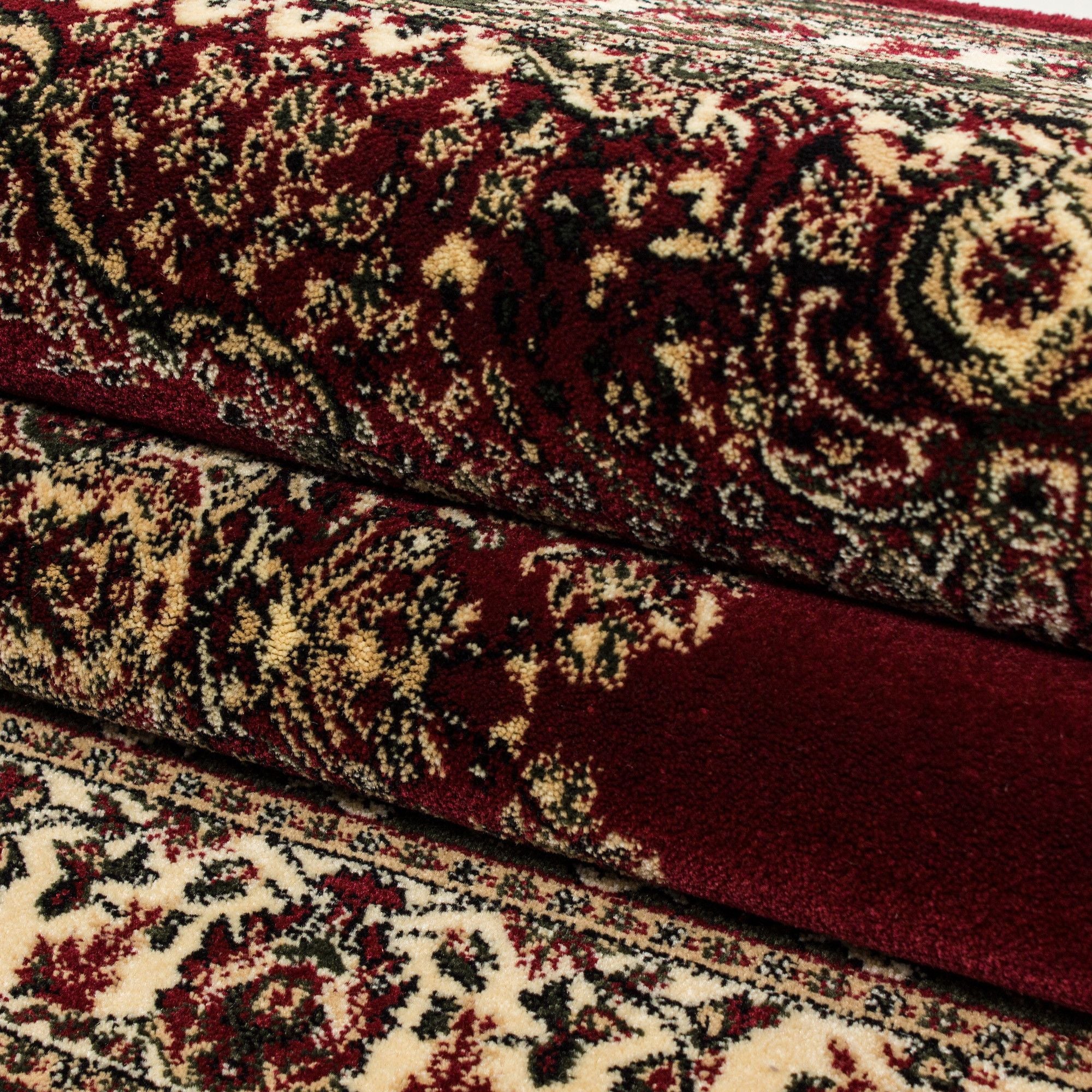 Klassischer Orientteppich in Rot: Medaillon-Design - Image 6